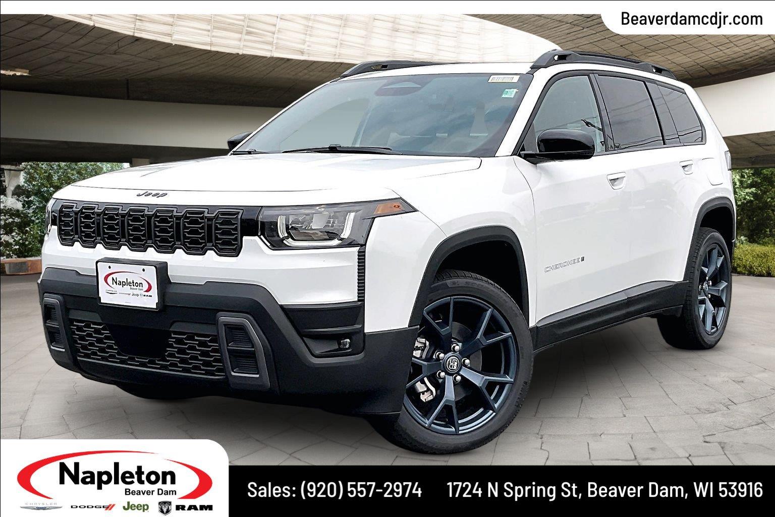 Bright White Clearcoat 2026 Jeep Cherokee SUV / Crossover Four-Wheel Drive Automatic