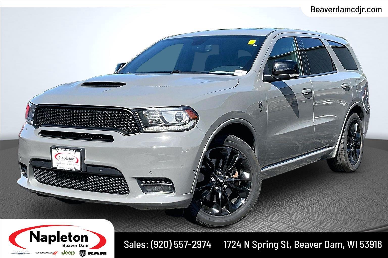 Gray (Destroyer Grey) 2020 Dodge Durango SUV / Crossover All-Wheel Drive 8-Speed Automatic