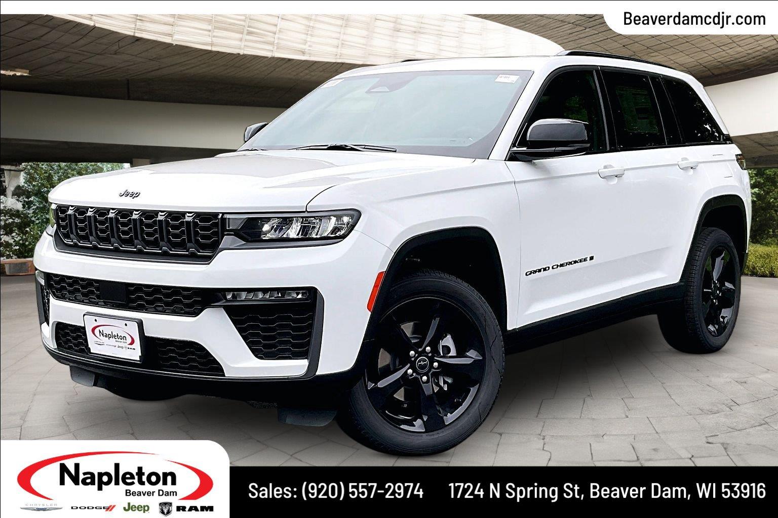Bright White Clearcoat 2027 Jeep Grand Cherokee SUV / Crossover Four-Wheel Drive 8-Speed Automatic