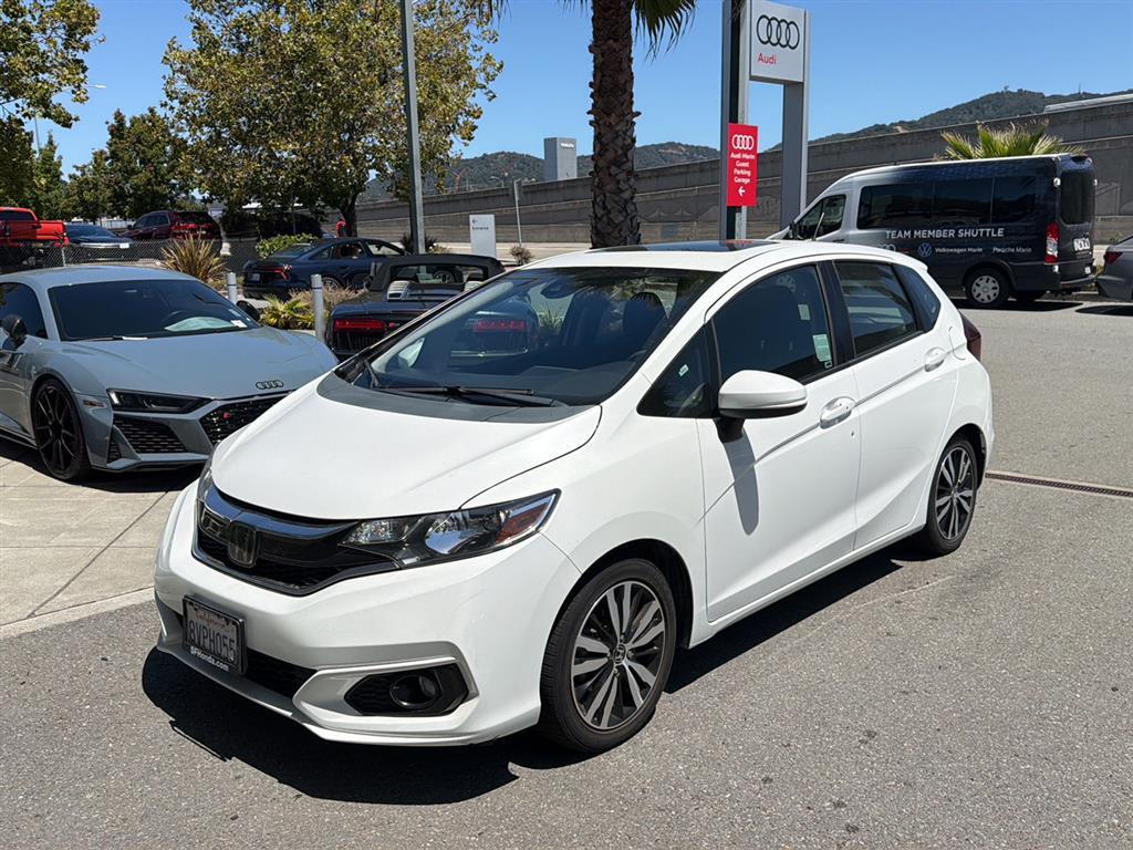 White Orchid Pearl 2018 Honda Fit Hatchback Front-Wheel Drive Continuously Variable Transmission