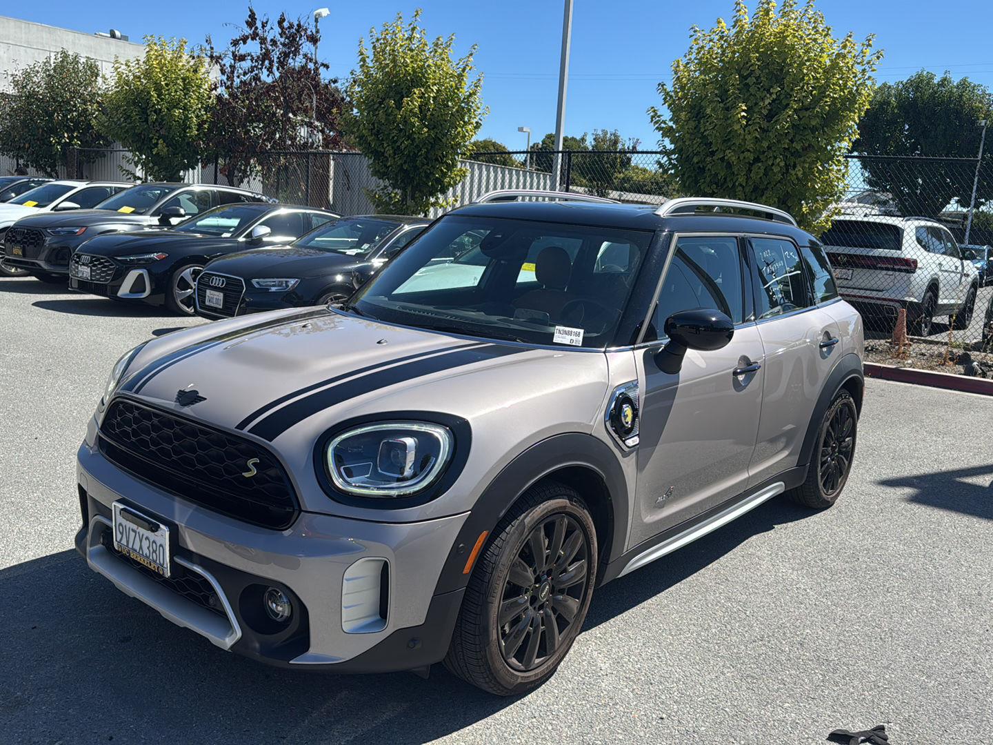Gray (Rooftop Grey Metallic) 2022 MINI Countryman Hybrid Plug-in SUV / Crossover All-Wheel Drive Automatic