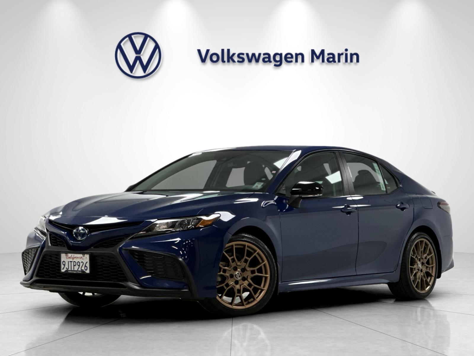 Reservoir Blue 2024 Toyota Camry Hybrid Sedan Front-Wheel Drive Continuously Variable Transmission