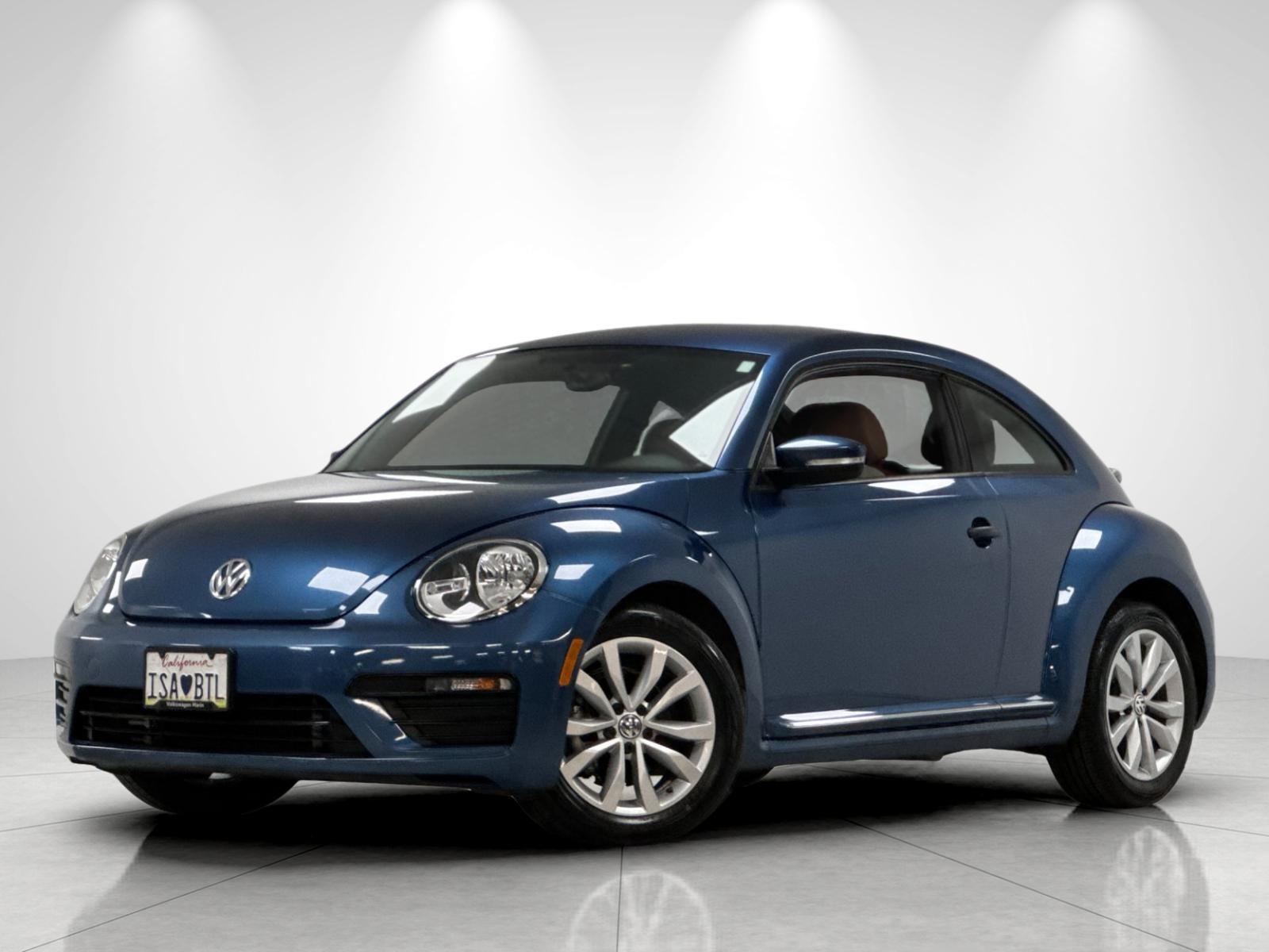 Silk Blue Metallic 2017 Volkswagen Beetle 1.8T S Hatchback Front-Wheel Drive Automatic
