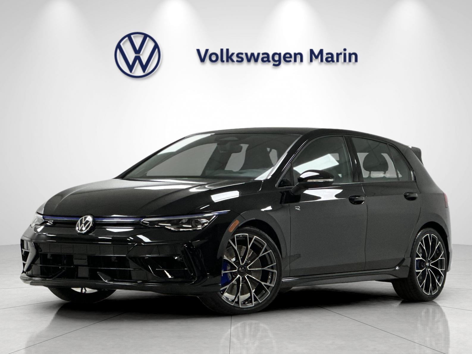 Mythos Black Metallic 2026 Volkswagen Golf R Hatchback All-Wheel Drive Automatic