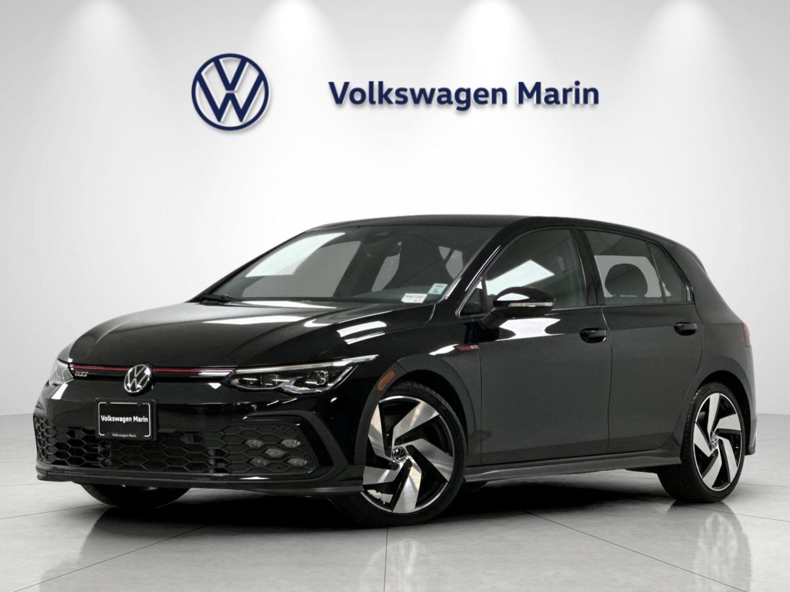 Black 2024 Volkswagen Golf GTI Hatchback Front-Wheel Drive Automatic