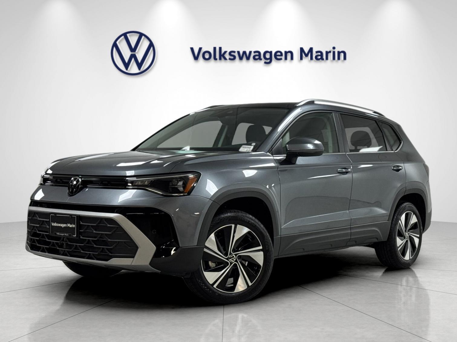 Platinum Gray Metallic 2026 Volkswagen Taos SUV / Crossover All-Wheel Drive Automatic