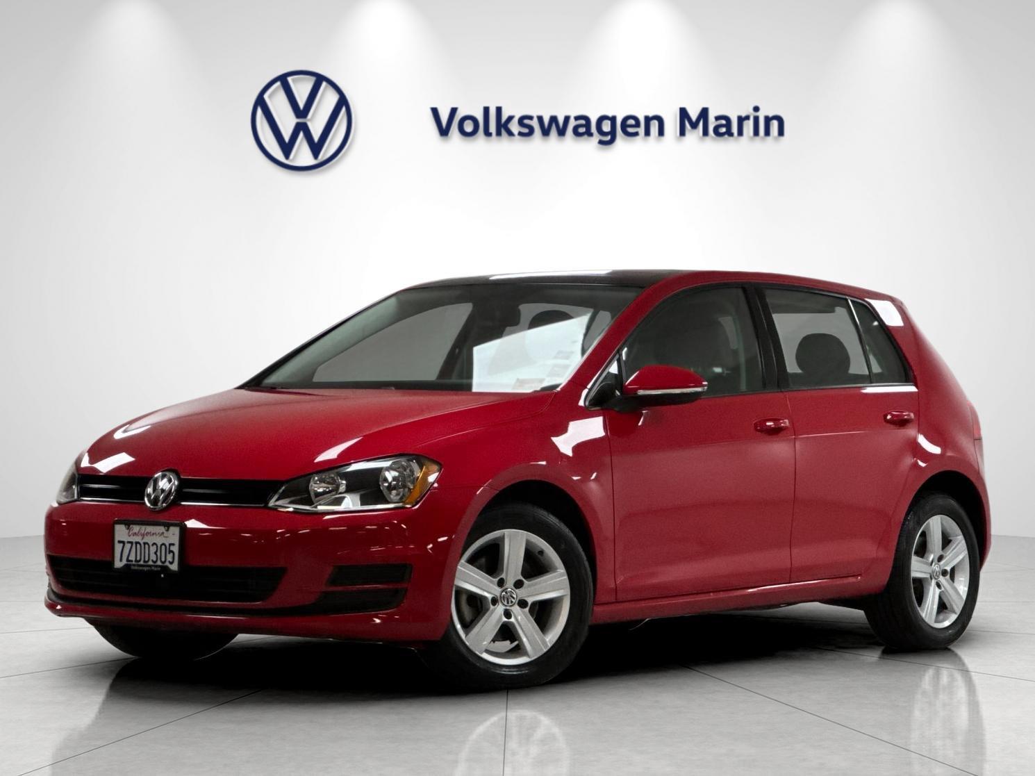 Tornado Red 2017 Volkswagen Golf Hatchback Front-Wheel Drive Manual
