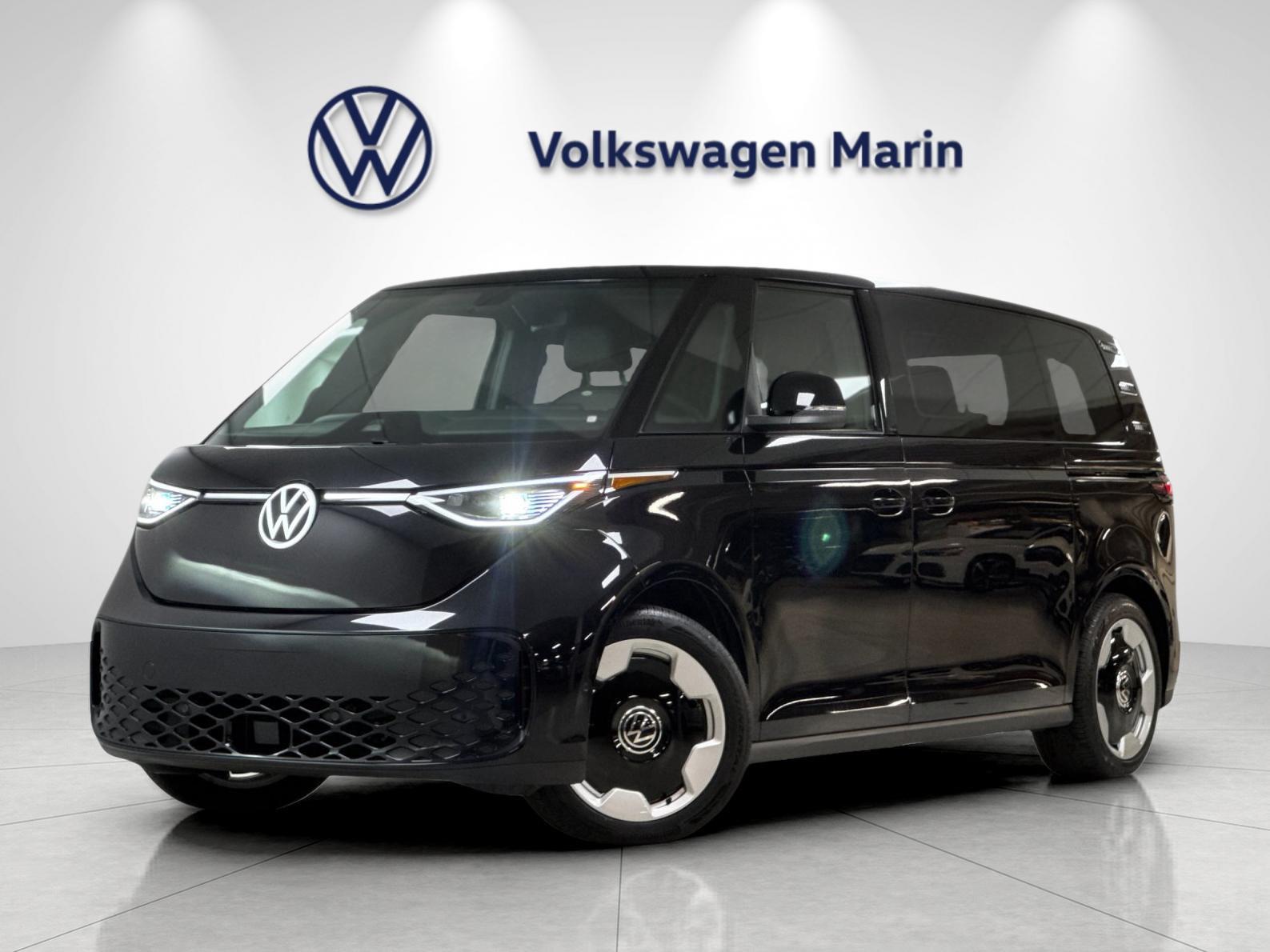 Deep Black Pearl 2025 Volkswagen ID.Buzz Minivan Rear-Wheel Drive Automatic