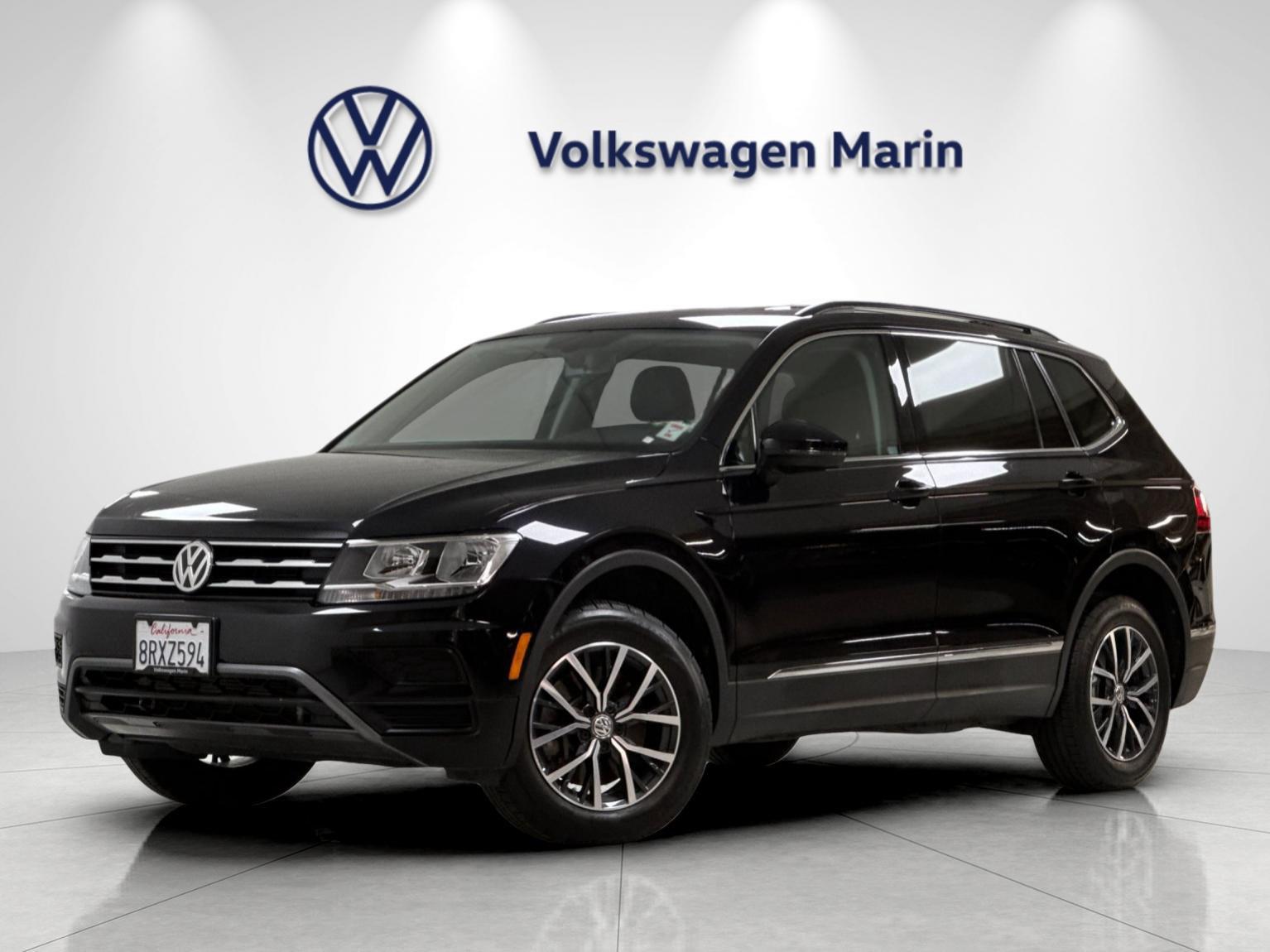 Deep Black Pearl 2020 Volkswagen Tiguan SUV / Crossover All-Wheel Drive Automatic