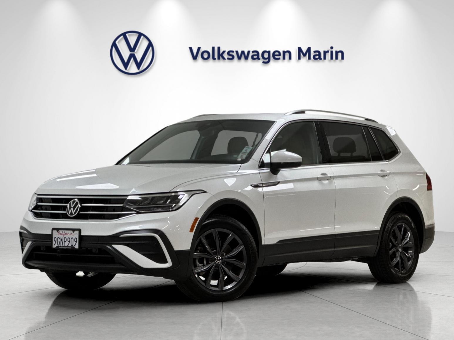 Opal White Pearl 2024 Volkswagen Tiguan SUV / Crossover All-Wheel Drive Automatic