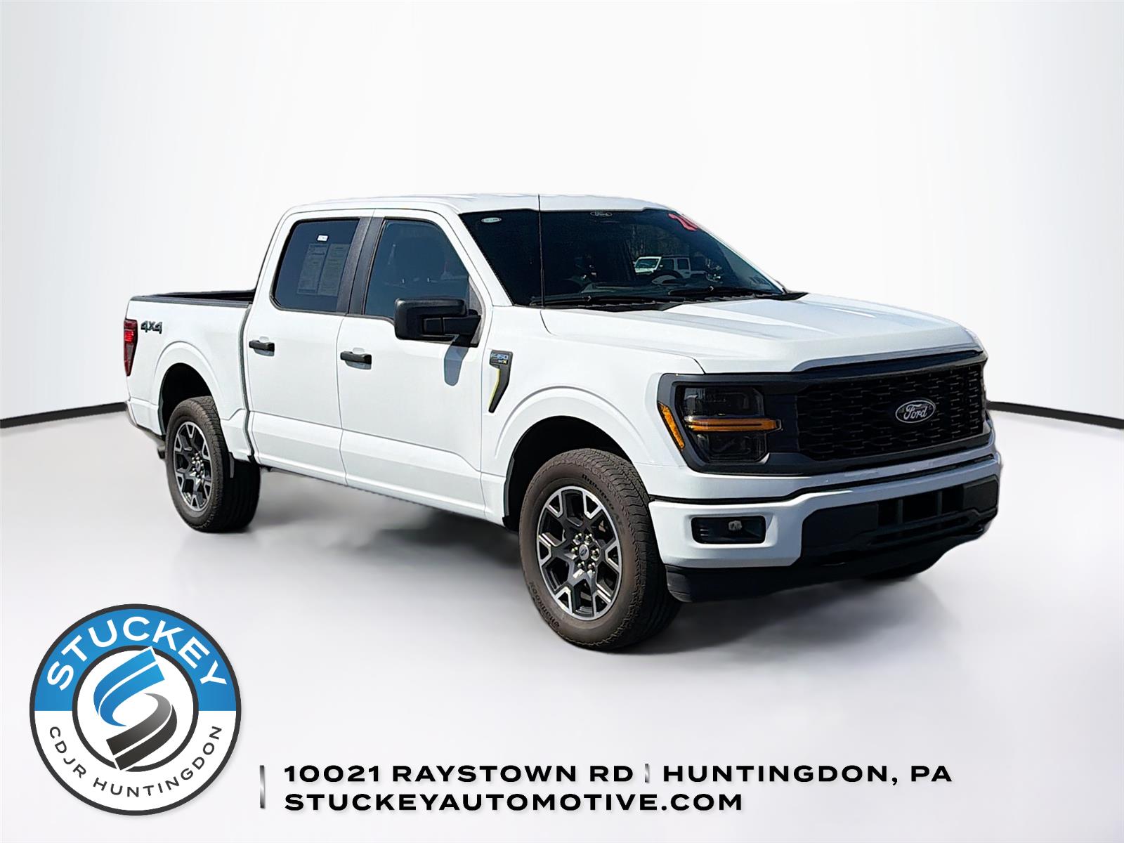 Oxford White 2024 Ford F-150 STX 4dr SuperCrew 4WD Pickup Truck Four-Wheel Drive Automatic