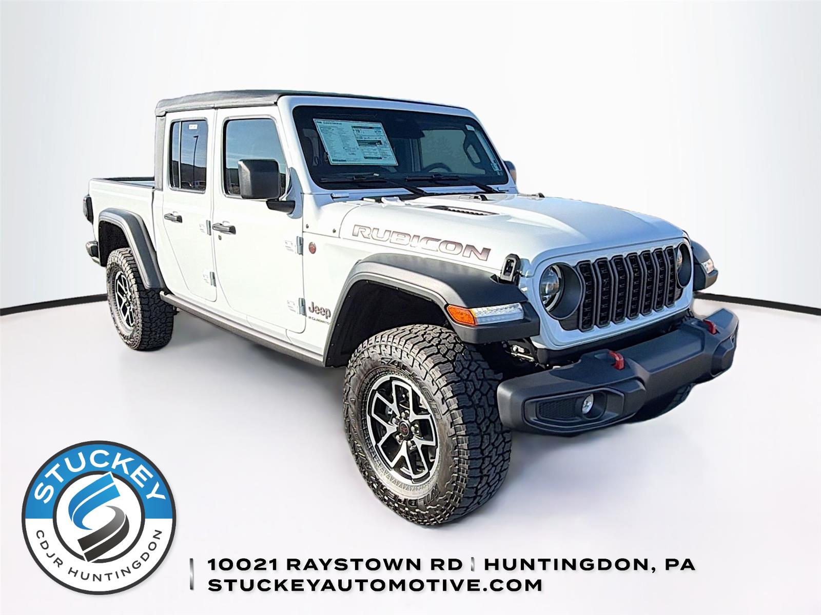 Bright White Clearcoat 2026 Jeep Gladiator Rubicon Crew Cab 4WD Pickup Truck Four-Wheel Drive 8-Speed Automatic
