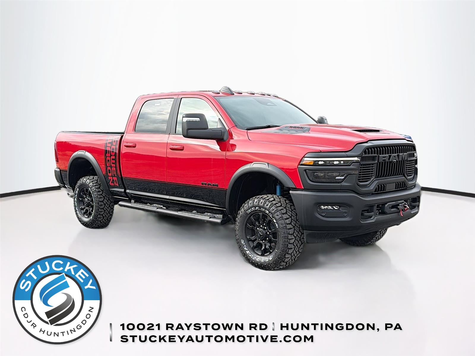 Flame Red Clearcoat 2026 RAM 2500 Power Wagon Crew Cab 4WD Pickup Truck Four-Wheel Drive 8-Speed Automatic
