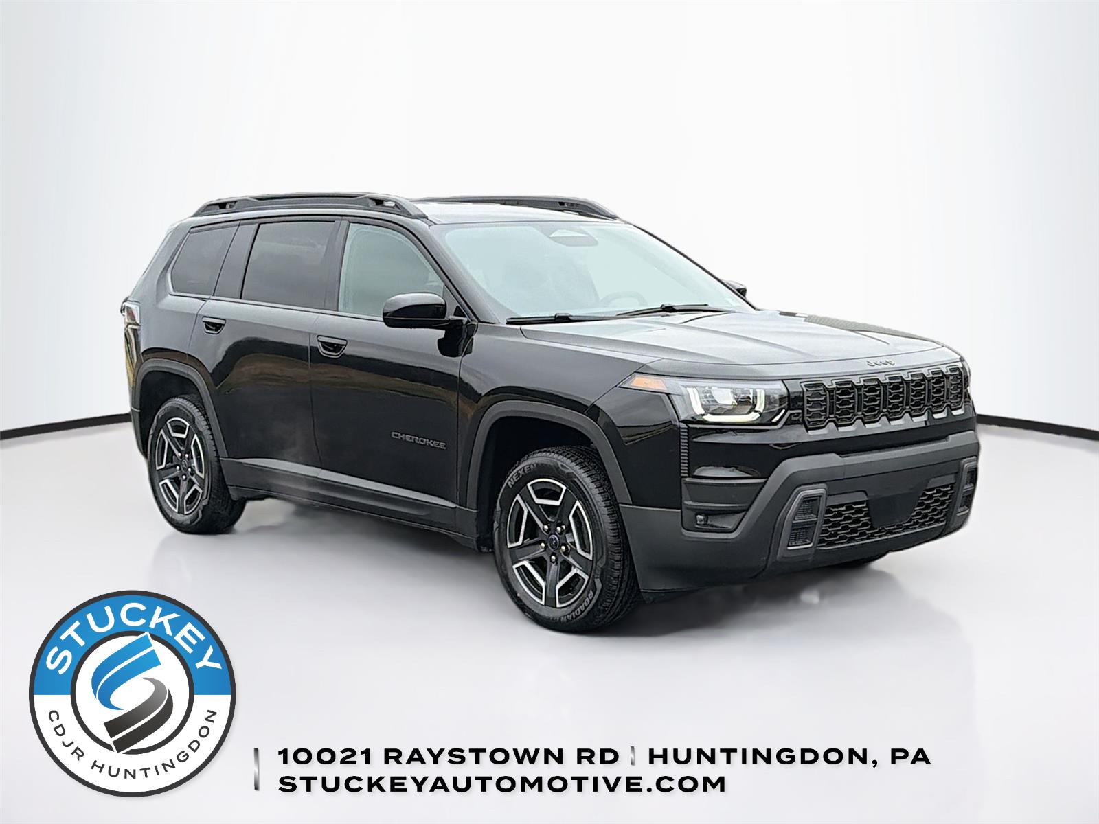 Diamond Black Crystal Pearlcoat 2026 Jeep Cherokee SUV / Crossover Four-Wheel Drive Automatic