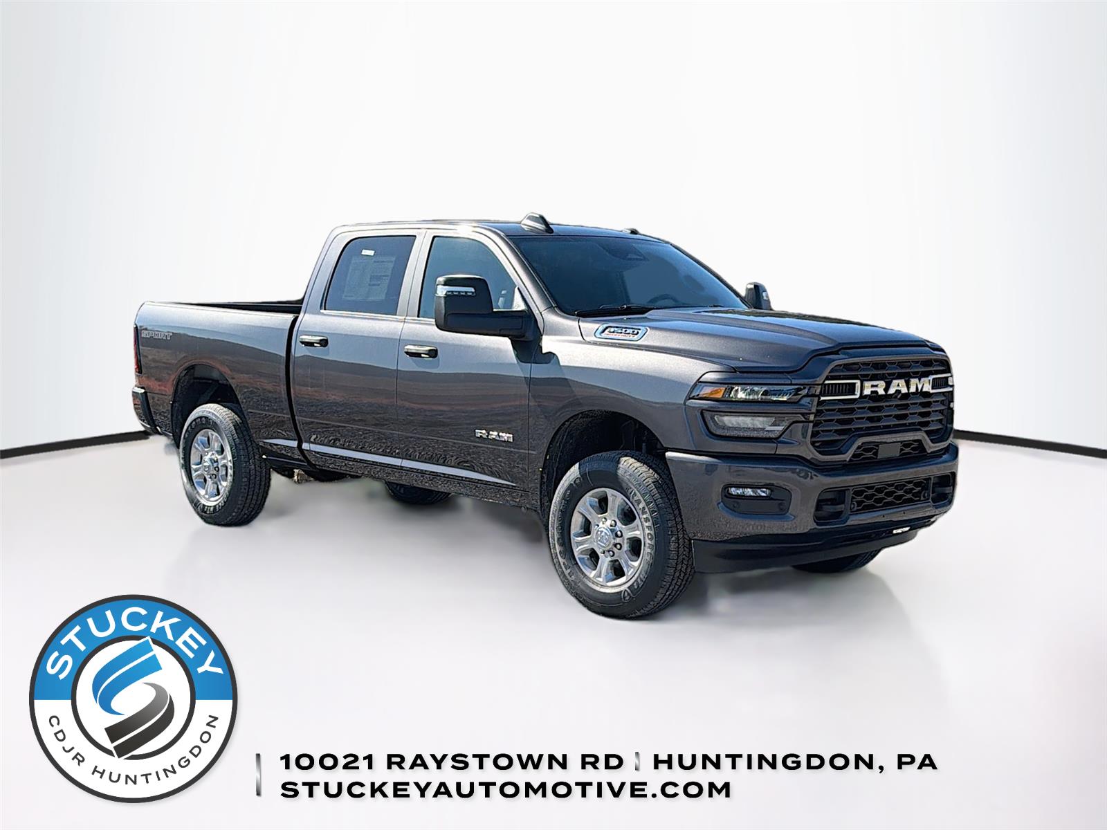 Gray (Granite Crystal Metallic Clearcoat) 2026 RAM 3500 Big Horn Crew Cab 4WD Pickup Truck Four-Wheel Drive 8-Speed Automatic