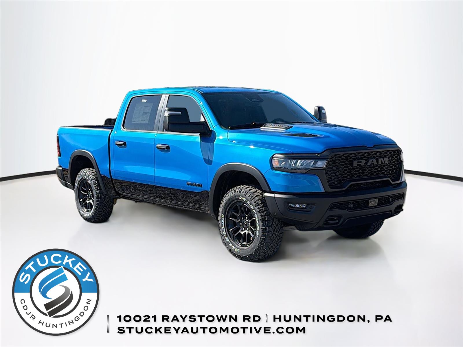 Hydro Blue Pearlcoat 2026 RAM 1500 Rebel Crew Cab 4WD Pickup Truck Four-Wheel Drive 8-Speed Automatic