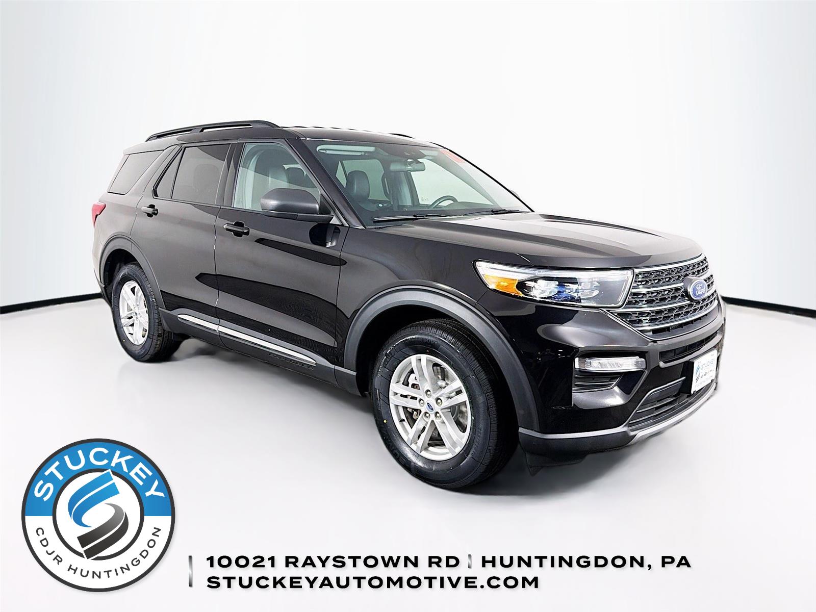 Agate Black 2022 Ford Explorer XLT AWD SUV / Crossover All-Wheel Drive Automatic