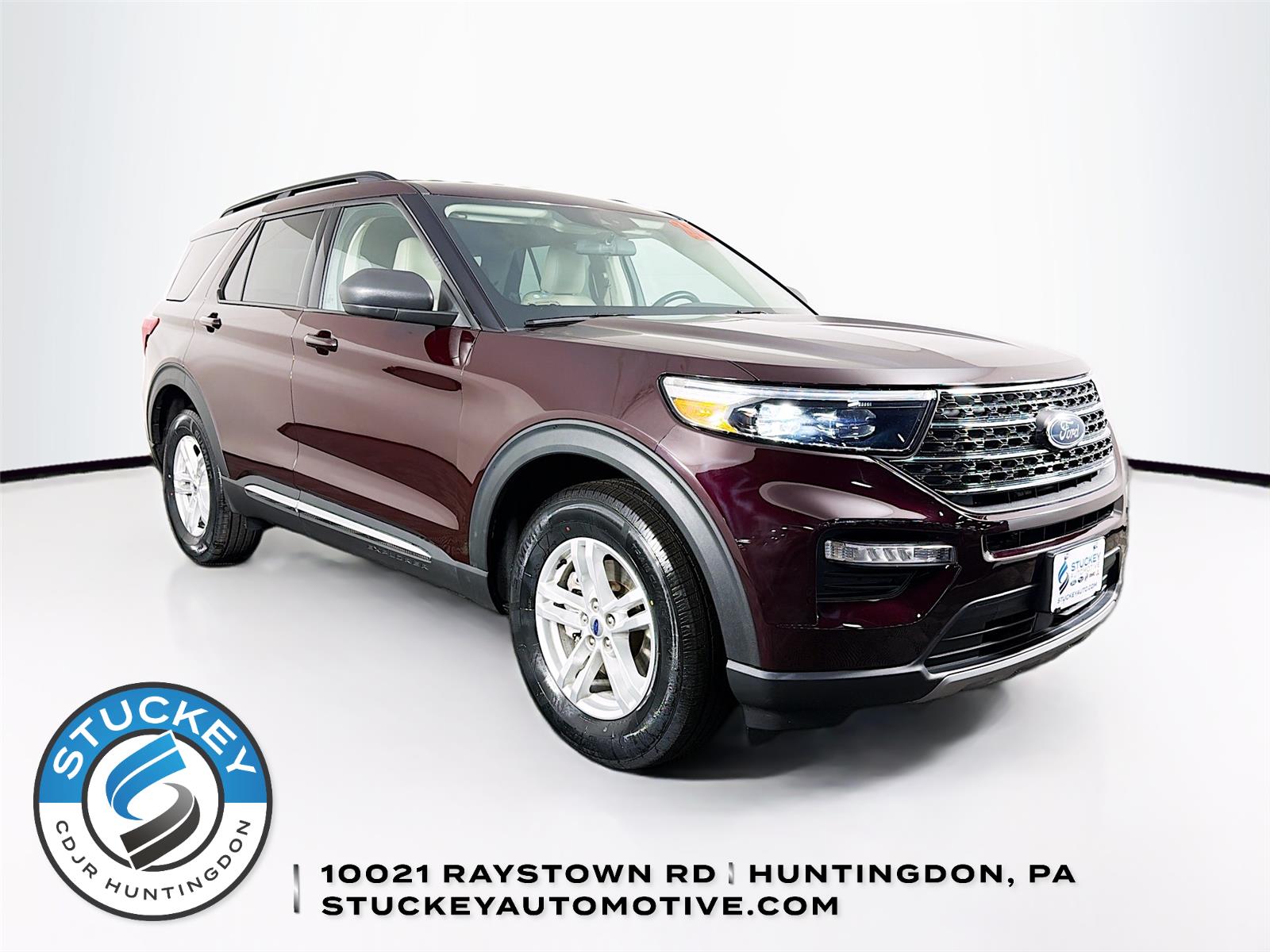 Jewel Red 2022 Ford Explorer XLT AWD SUV / Crossover All-Wheel Drive Automatic