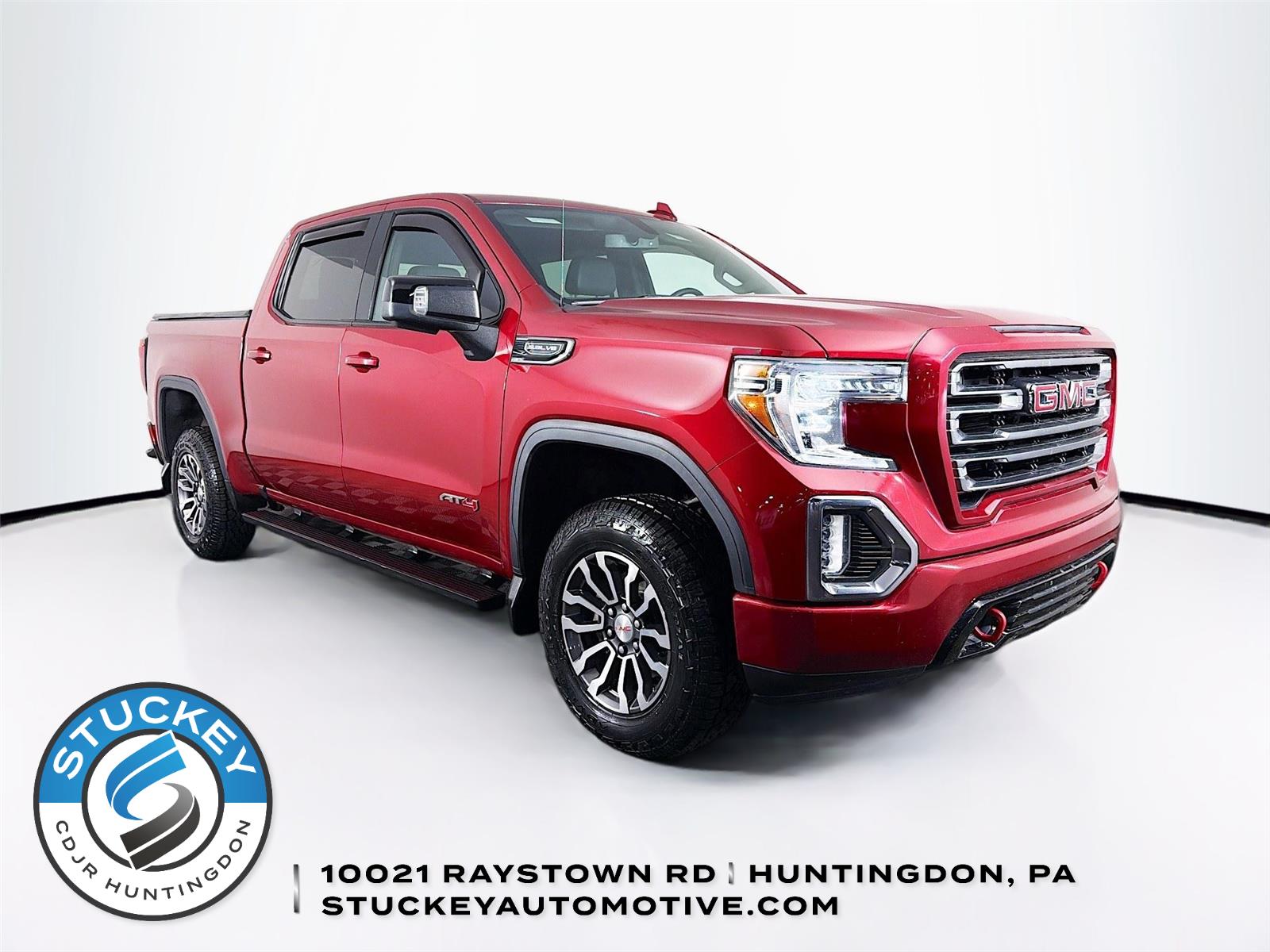 Red Quartz Tintcoat 2019 GMC Sierra 1500 AT4 Crew Cab 4WD Pickup Truck Four-Wheel Drive 8-Speed Automatic