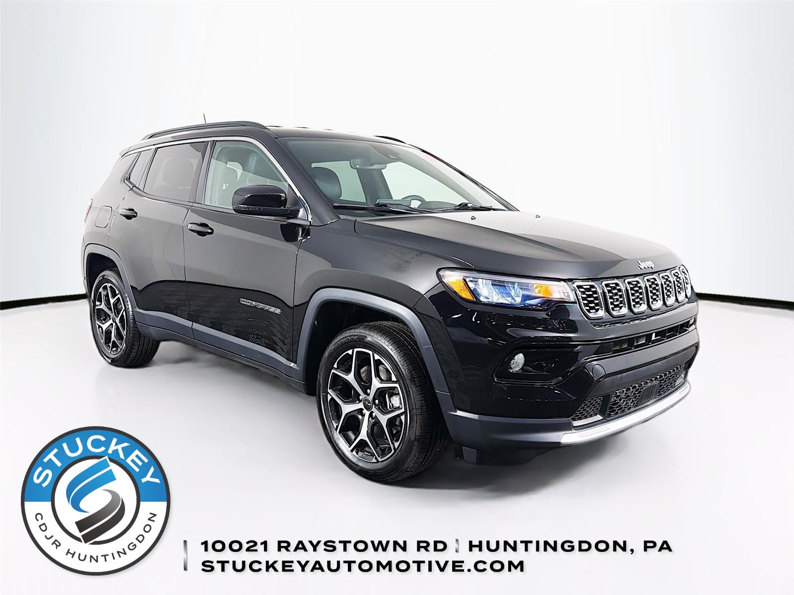 Diamond Black Crystal Pearlcoat 2025 Jeep Compass Limited 4WD SUV / Crossover Four-Wheel Drive 8-Speed Automatic