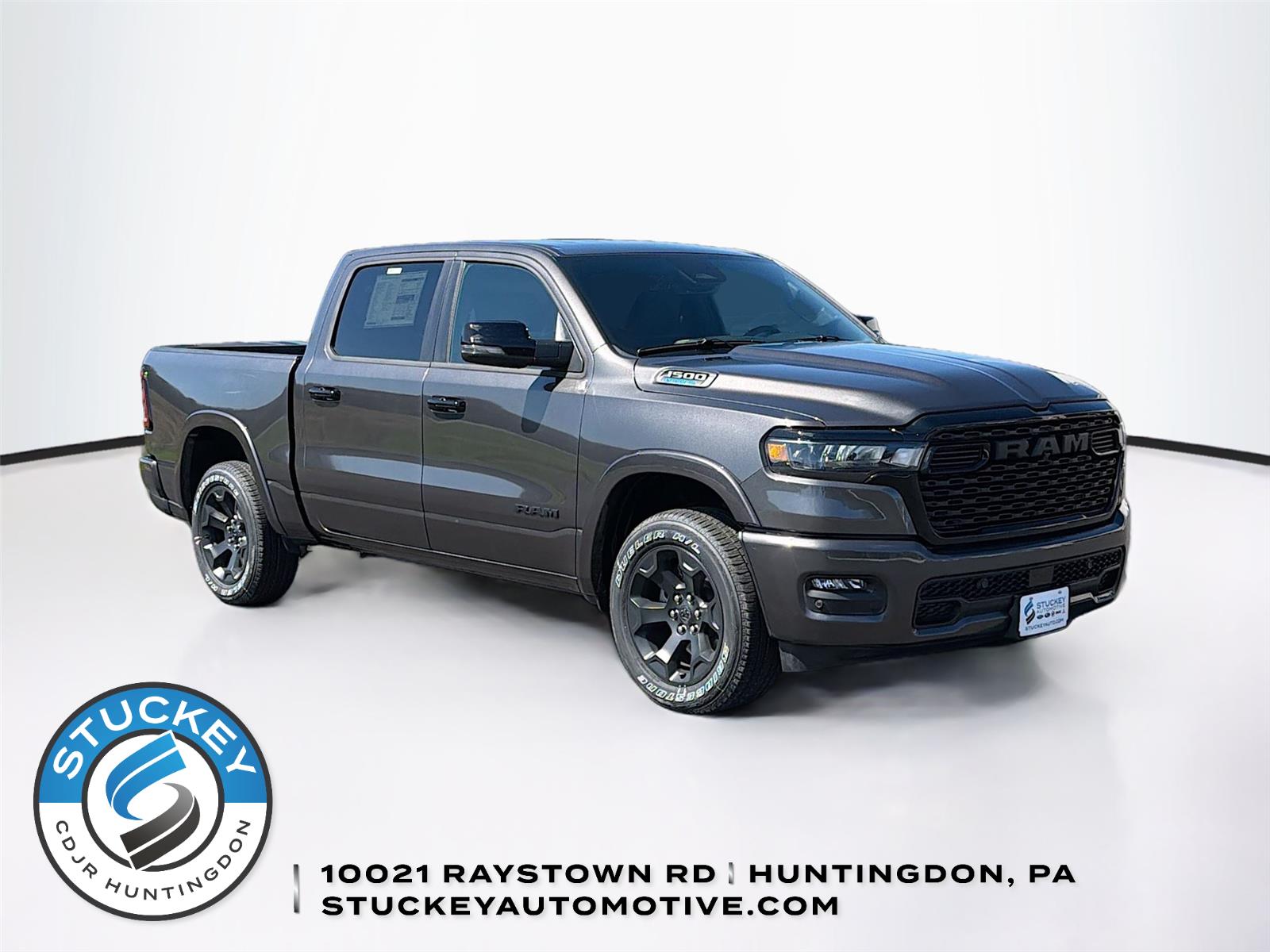 Gray (Granite Crystal Metallic Clearcoat) 2026 RAM 1500 Big Horn Crew Cab 4WD Pickup Truck Four-Wheel Drive 8-Speed Automatic