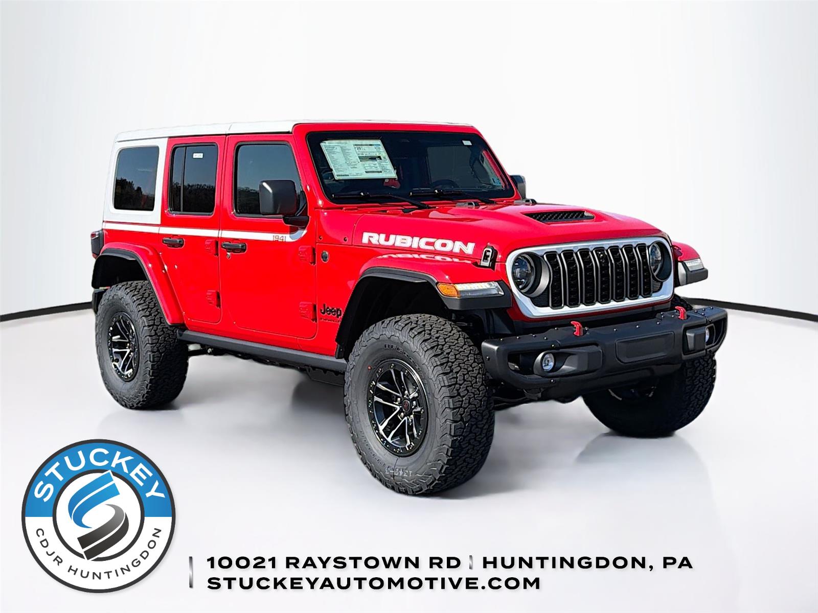 Firecracker Red Clearcoat 2026 Jeep Wrangler Rubicon X 4-Door 4WD SUV / Crossover Four-Wheel Drive 8-Speed Automatic