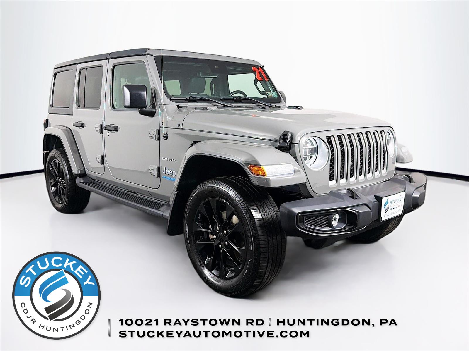 Black Clearcoat 2021 Jeep Wrangler 4xe Sahara 4WD SUV / Crossover Four-Wheel Drive 8-Speed Automatic