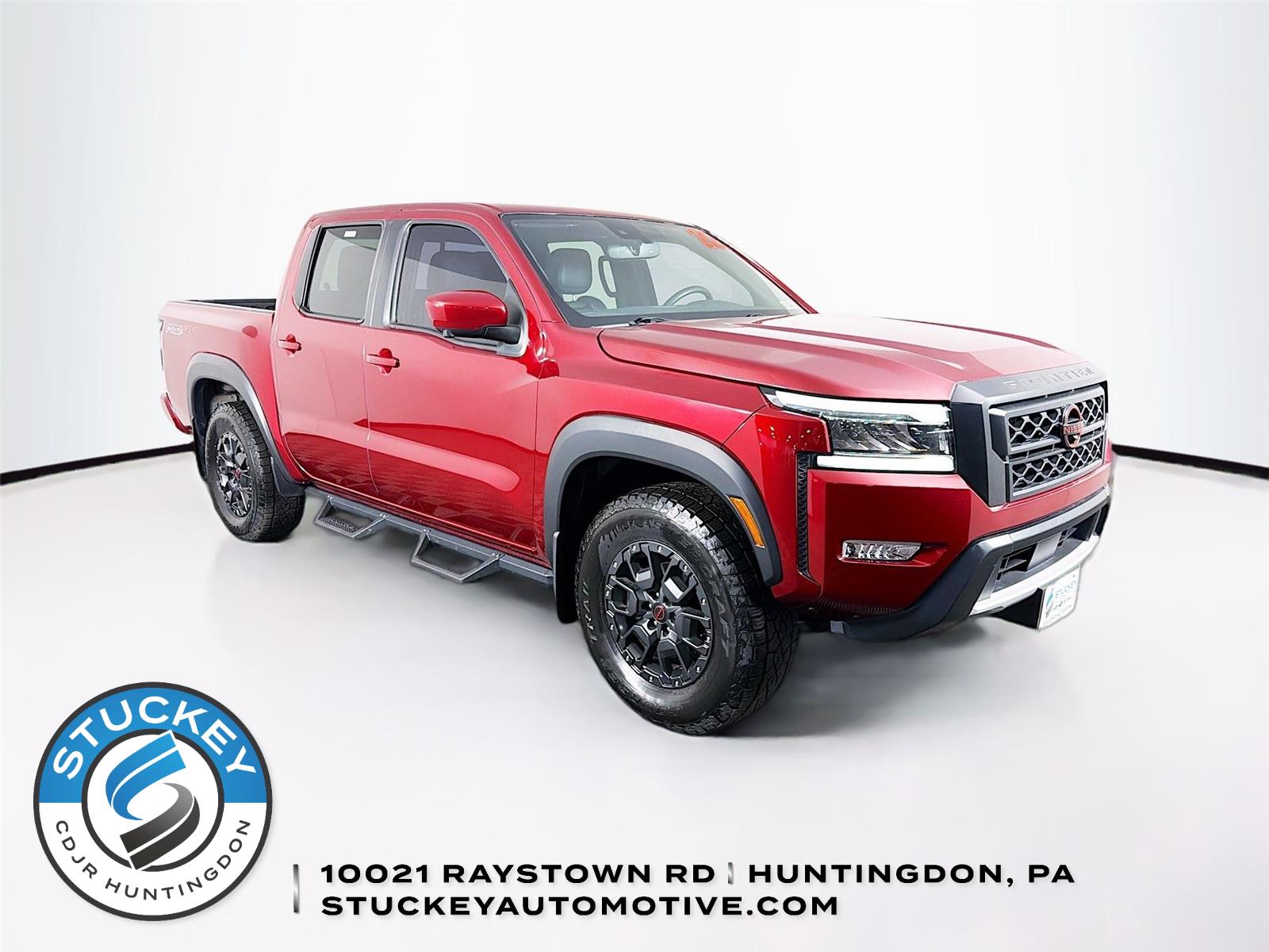 Cardinal Red Metallic Tricoat 2022 Nissan Frontier PRO-4X Crew Cab 4WD Pickup Truck Four-Wheel Drive Automatic