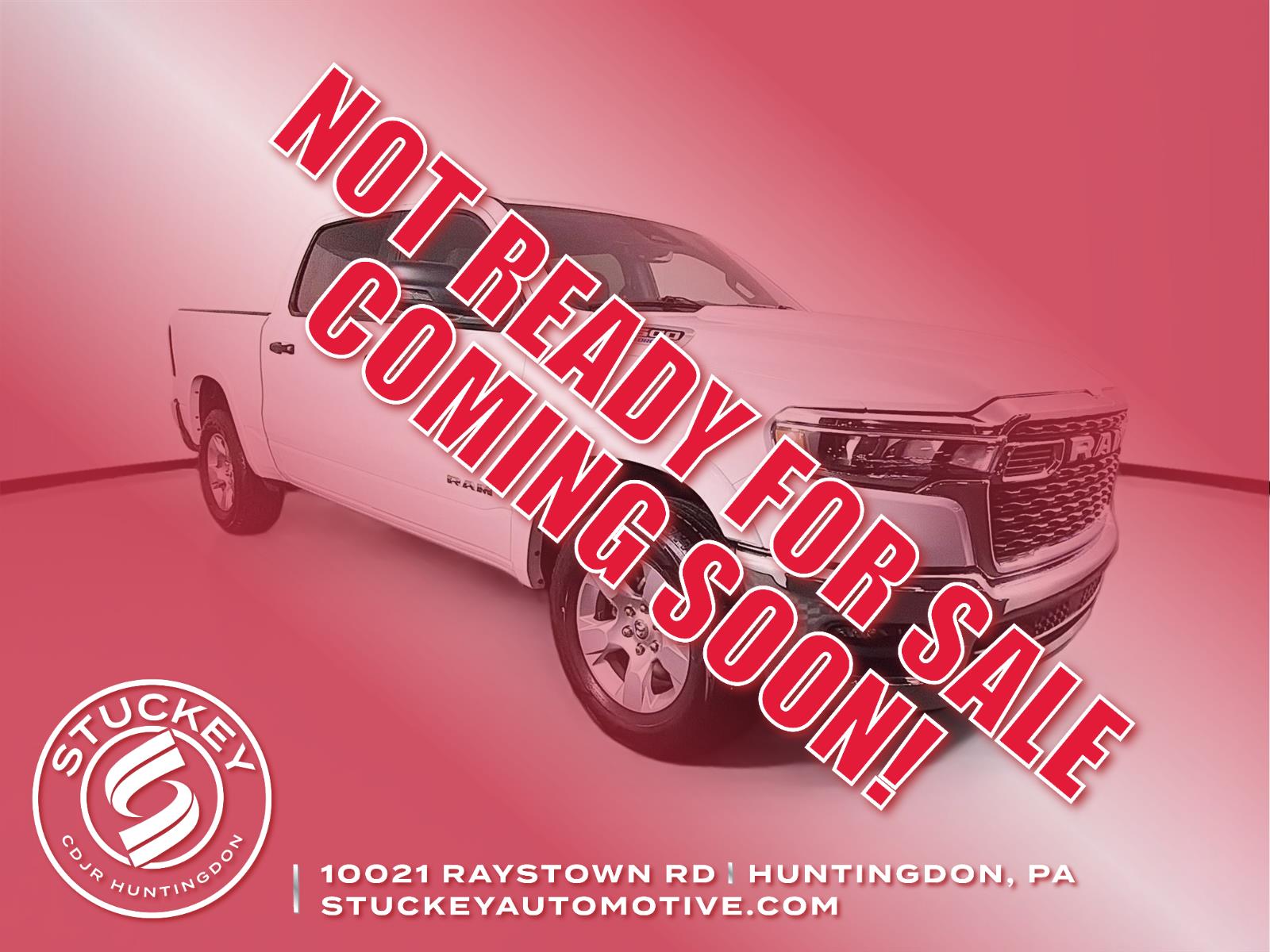 Bright White Clearcoat 2025 RAM 1500 Big Horn Crew Cab 4WD Pickup Truck Four-Wheel Drive 8-Speed Automatic