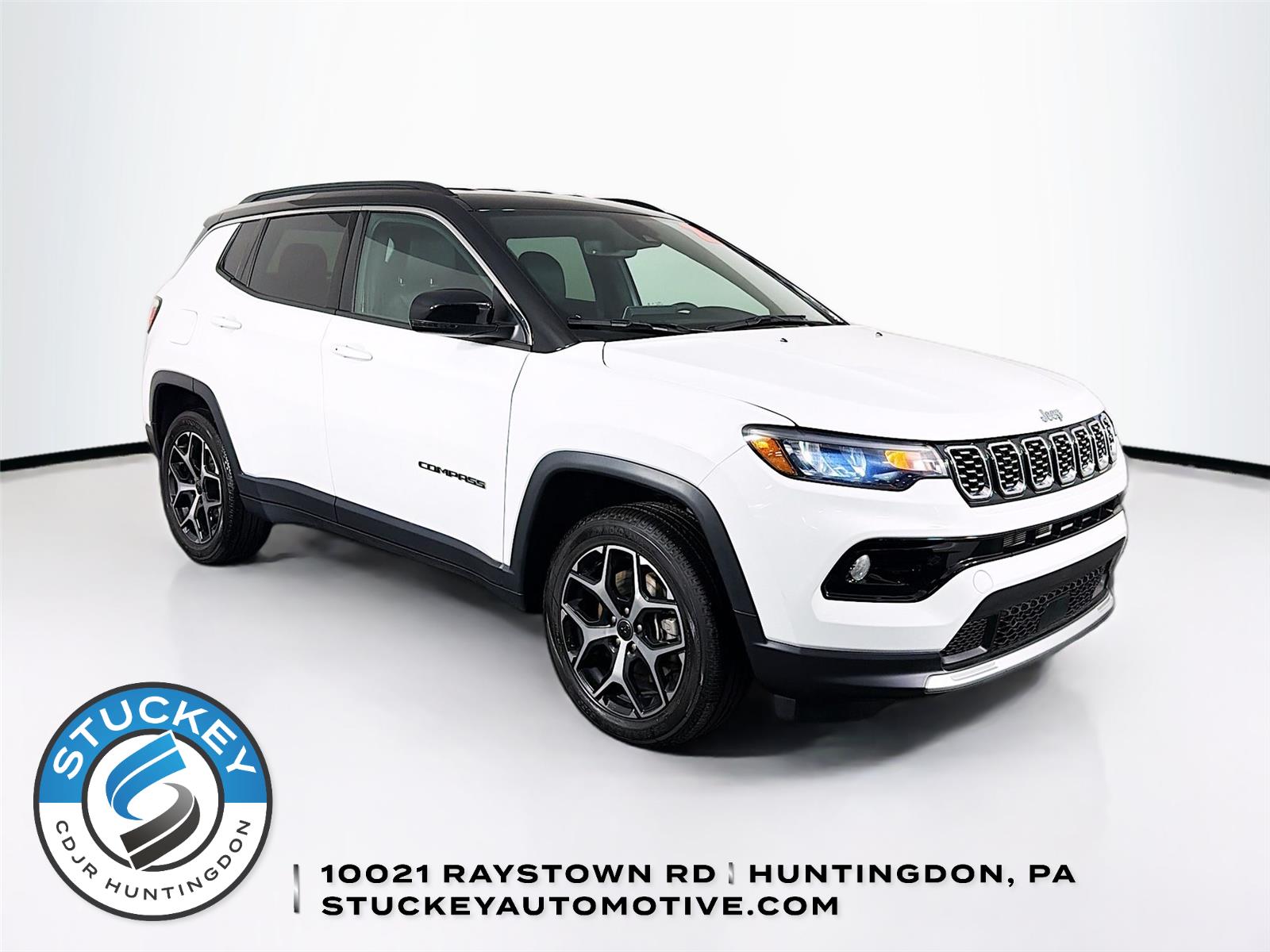 Bright White Clearcoat 2025 Jeep Compass Limited 4WD SUV / Crossover Four-Wheel Drive 8-Speed Automatic