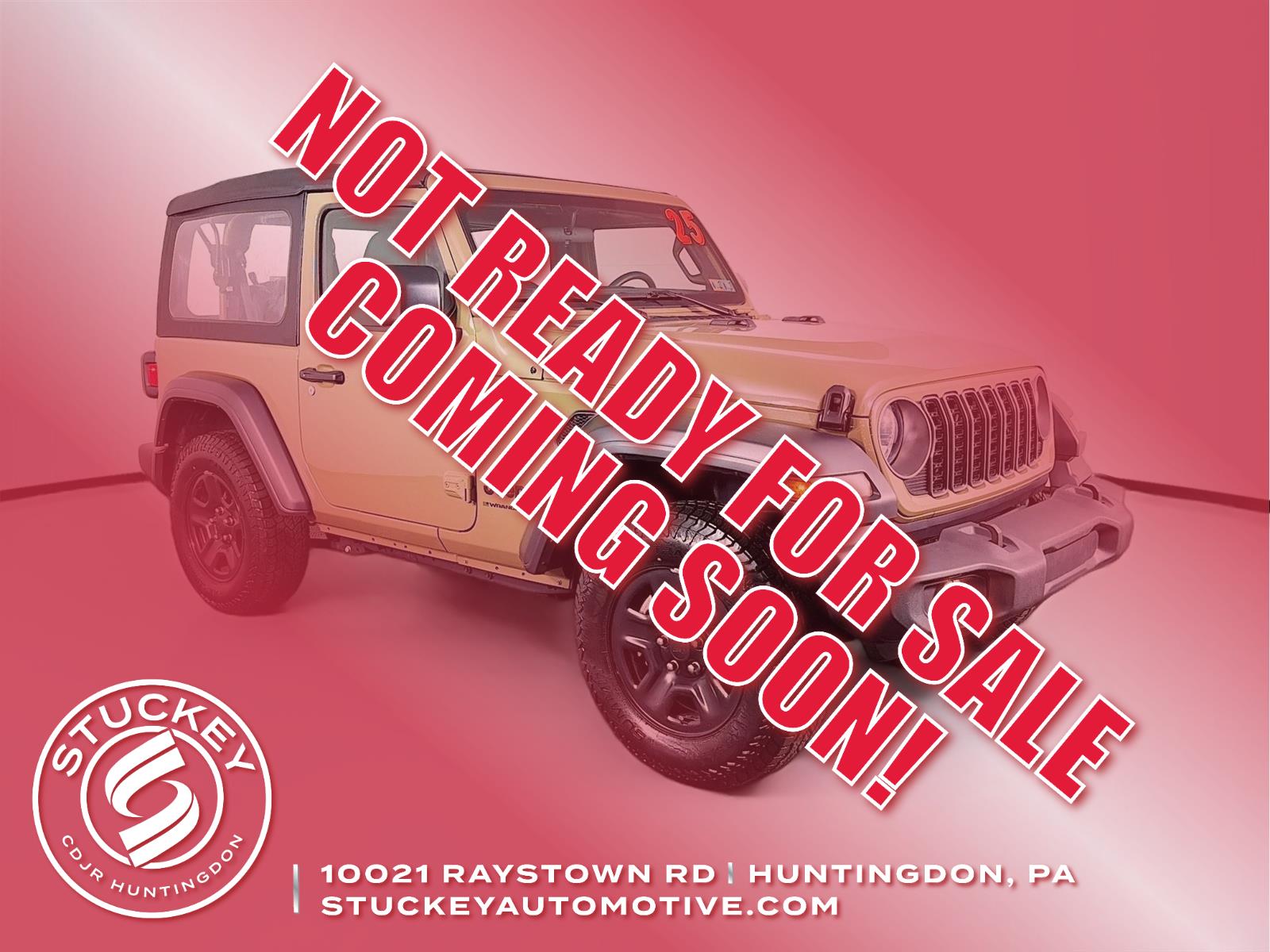 41 2025 Jeep Wrangler Sport 2-Door 4WD SUV / Crossover Four-Wheel Drive 8-Speed Automatic