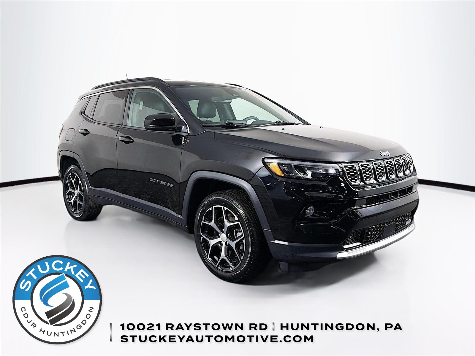 Diamond Black Crystal Pearlcoat 2024 Jeep Compass Limited 4WD SUV / Crossover Four-Wheel Drive 8-Speed Automatic