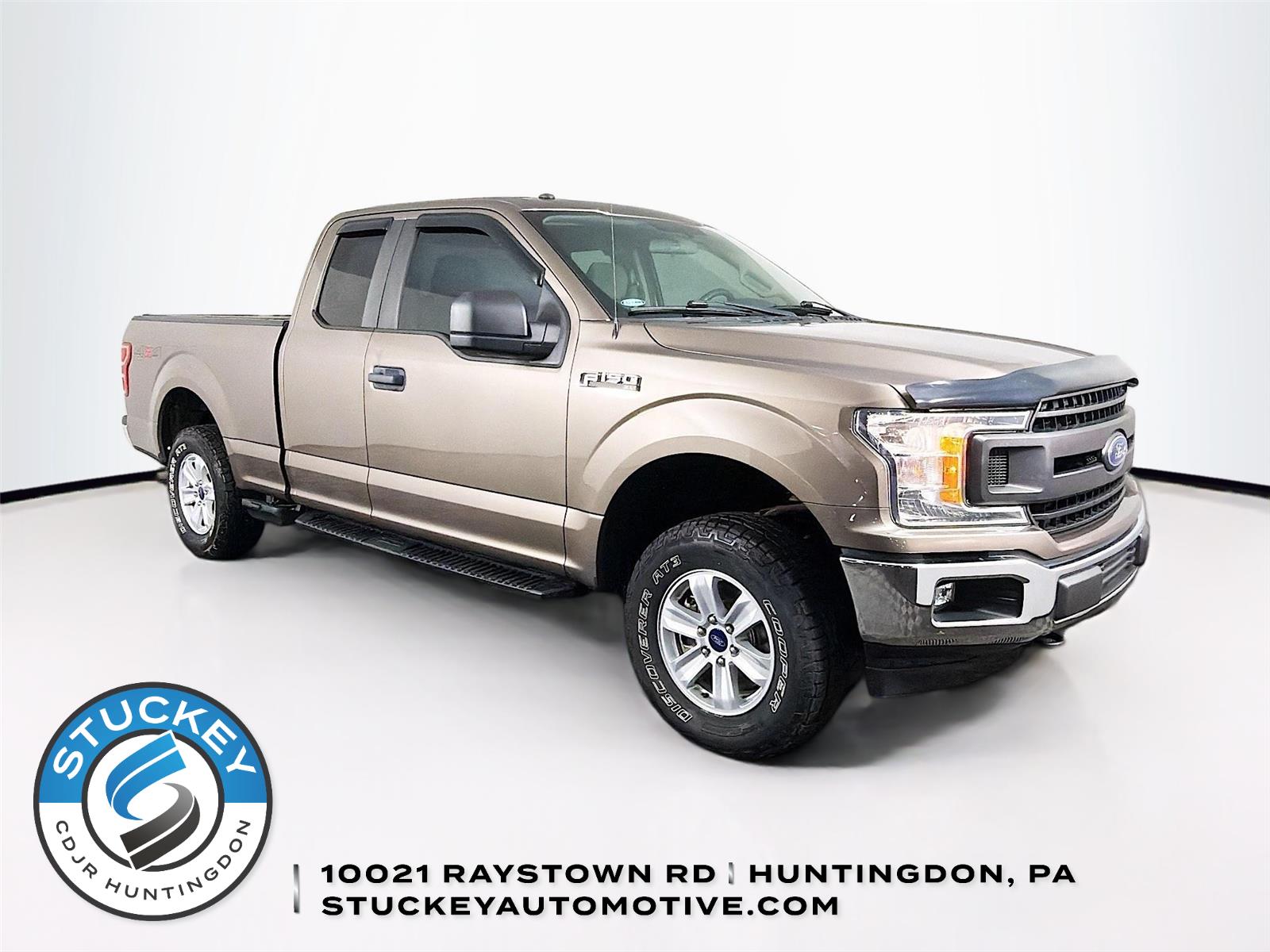 Stone Gray 2018 Ford F-150 XL SuperCab 4WD Pickup Truck Four-Wheel Drive 6-Speed Automatic