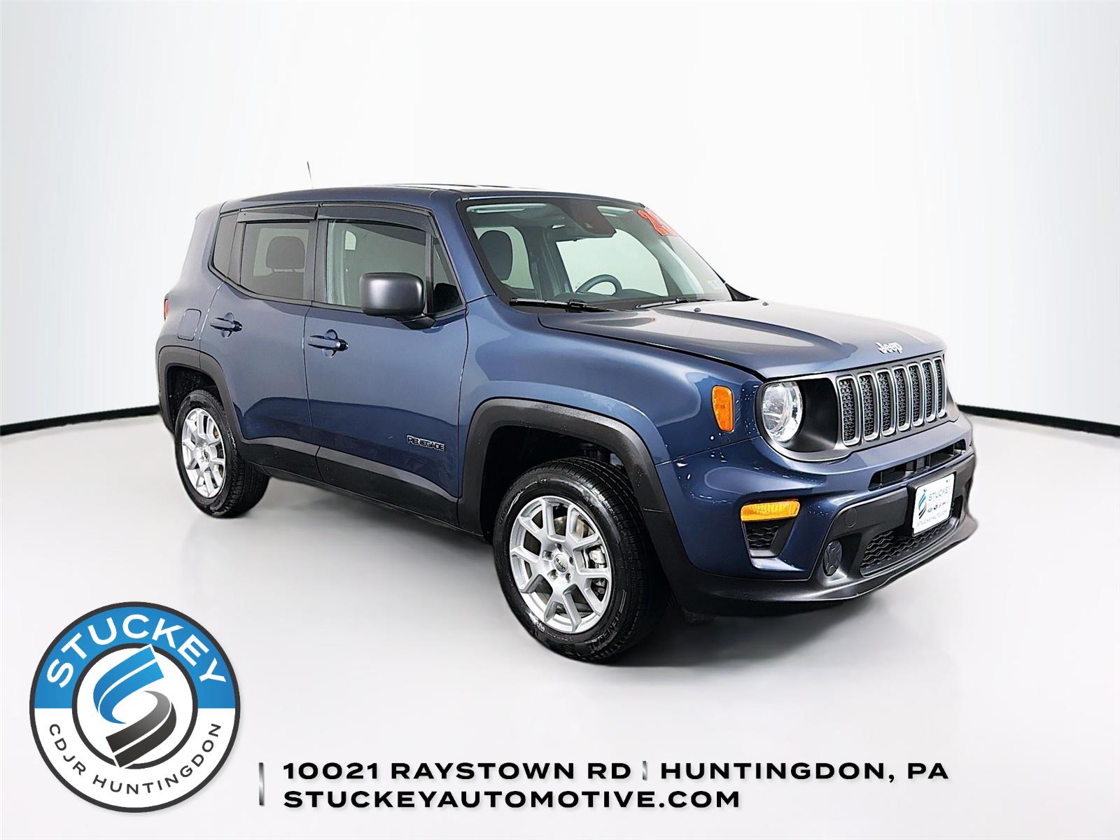 Slate Blue Pearlcoat 2023 Jeep Renegade SUV / Crossover Four-Wheel Drive 9-Speed Automatic