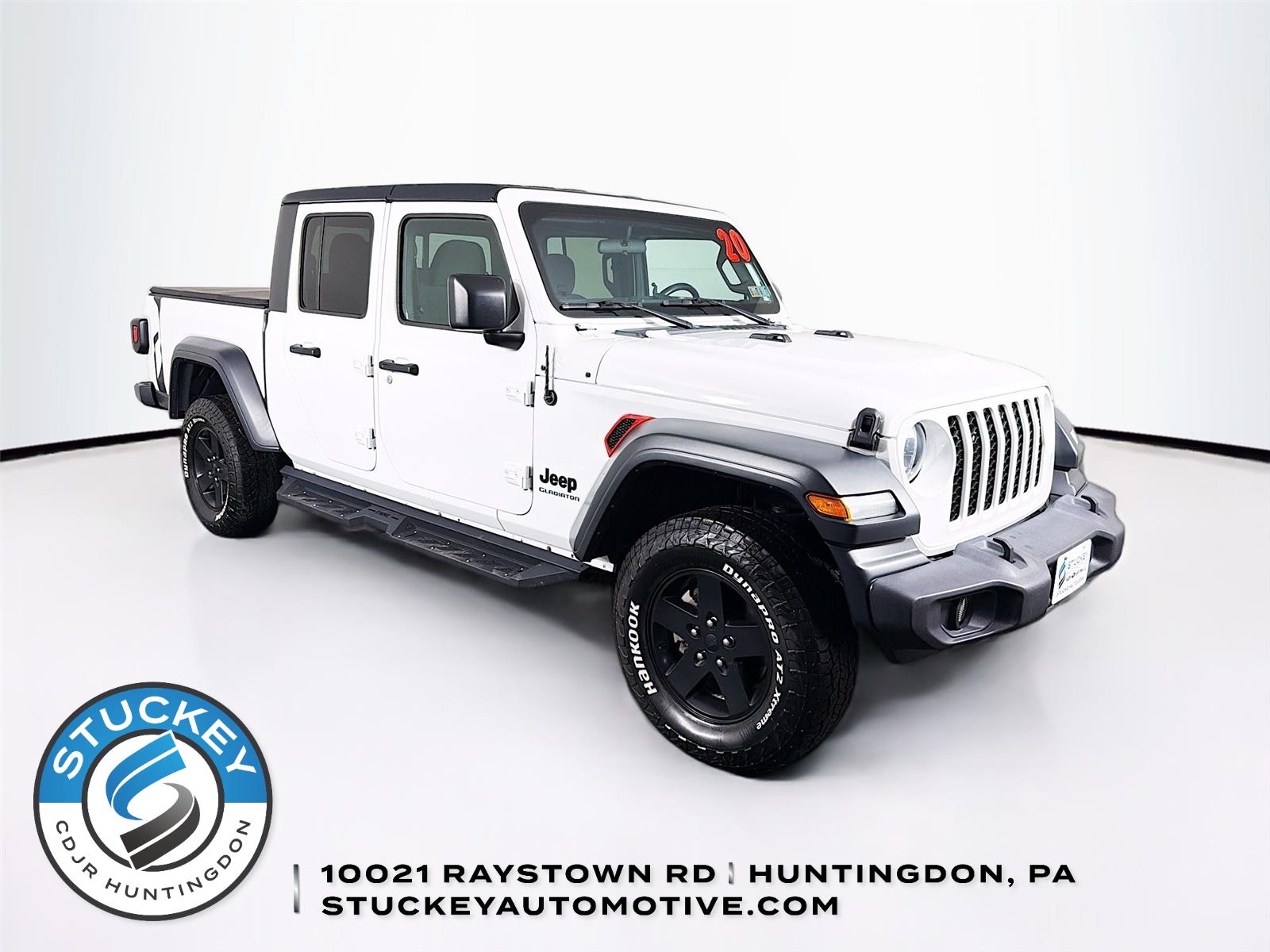 Bright White Clearcoat 2020 Jeep Gladiator Pickup Truck Four-Wheel Drive 8-Speed Automatic