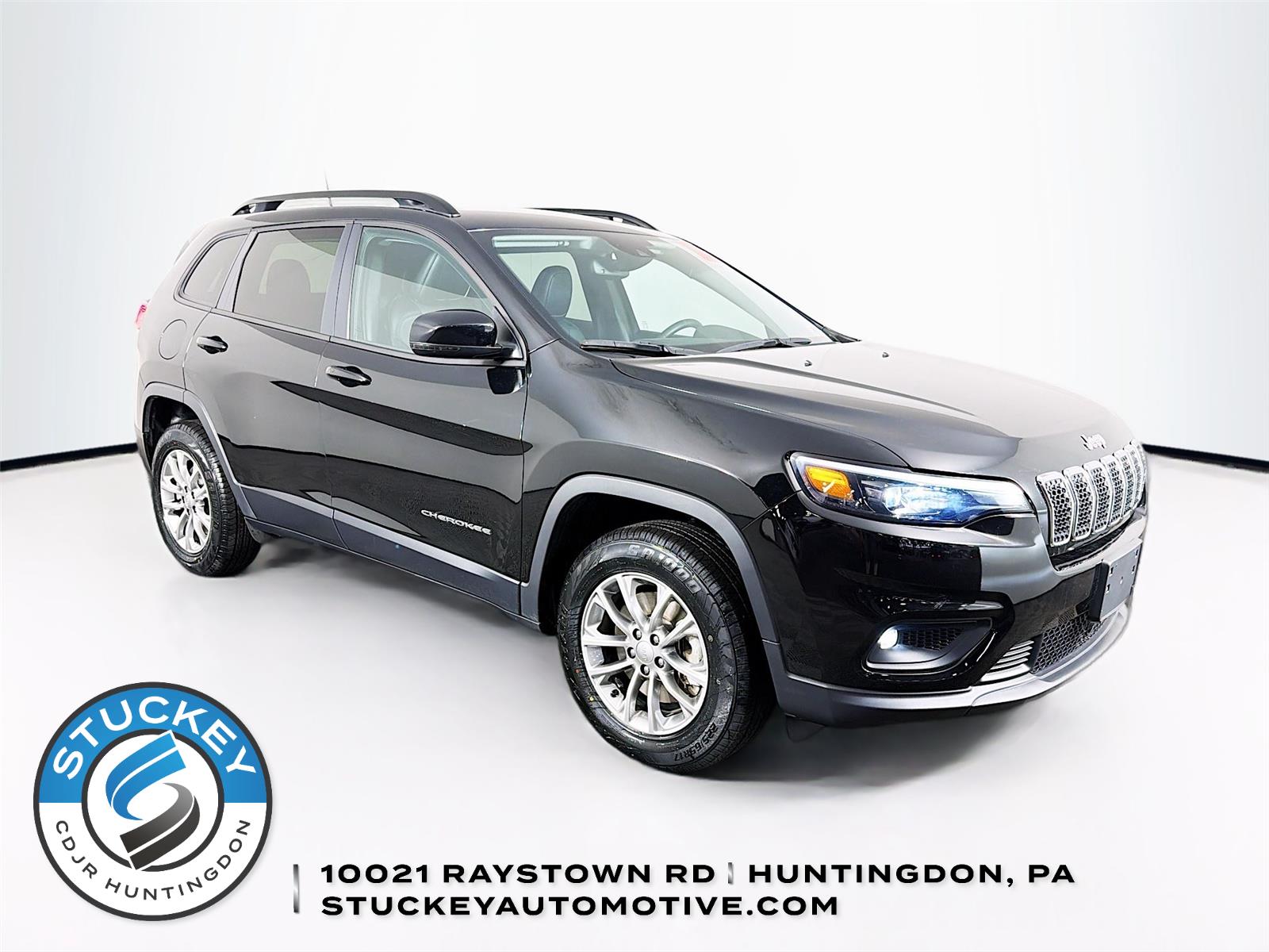 Diamond Black Crystal Pearlcoat 2022 Jeep Cherokee Latitude Lux 4WD SUV / Crossover Four-Wheel Drive 9-Speed Automatic