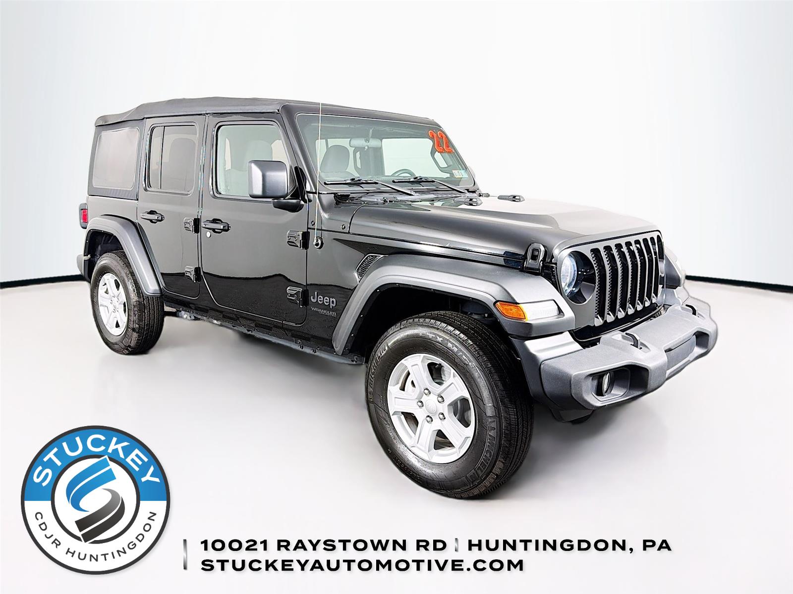 Black Clearcoat 2022 Jeep Wrangler SUV / Crossover Four-Wheel Drive 8-Speed Automatic