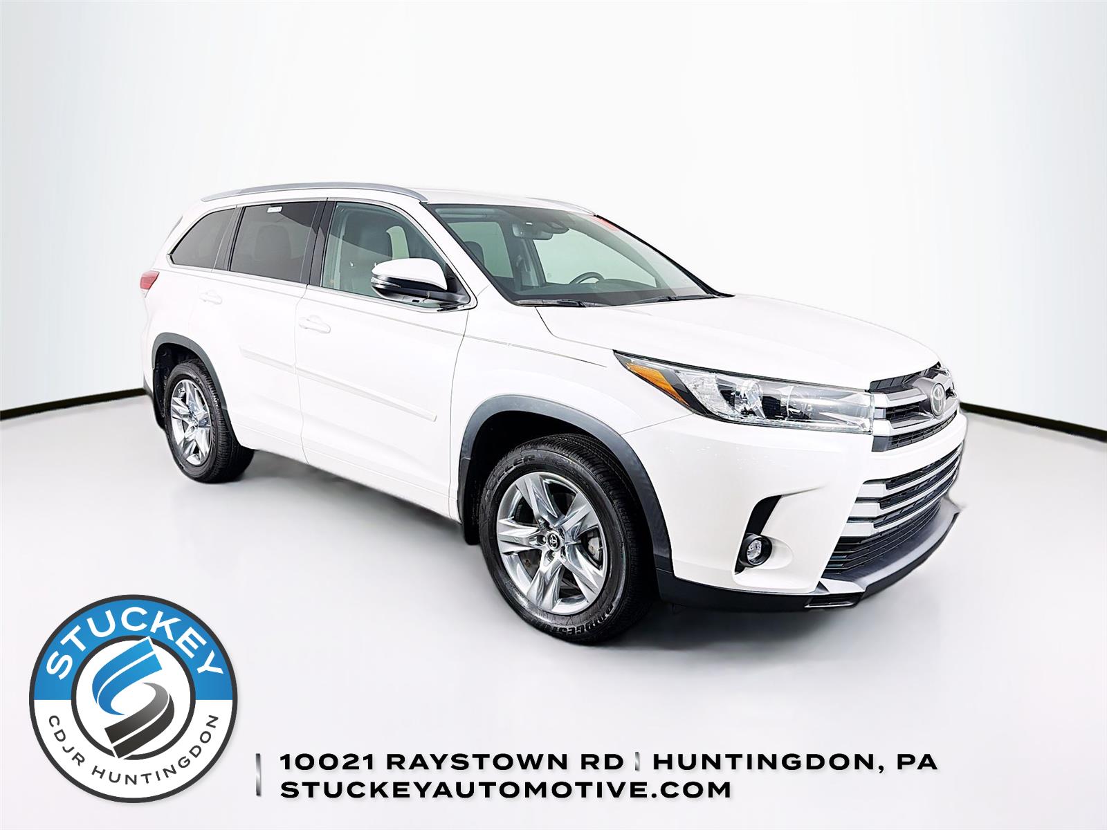 White (Blizzard Pearl) 2019 Toyota Highlander SUV / Crossover All-Wheel Drive 8-Speed Automatic