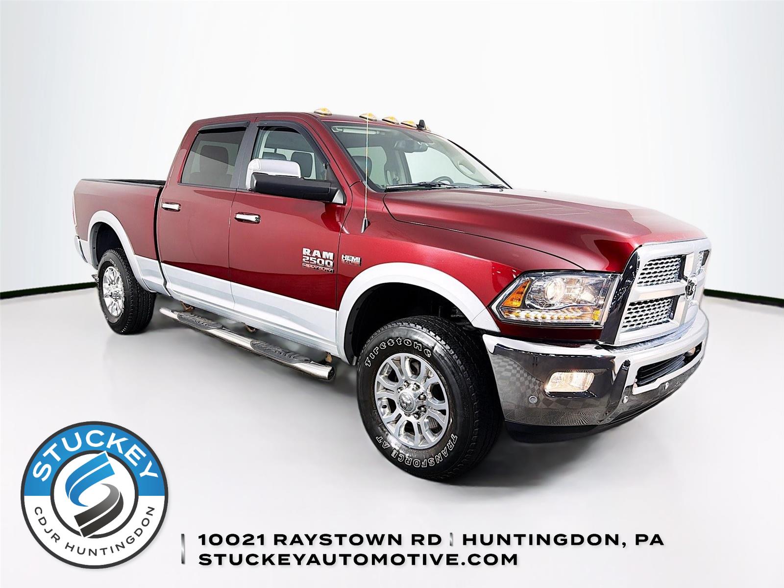 Delmonico Red Pearlcoat 2018 RAM 2500 Laramie Crew Cab 4WD Pickup Truck Four-Wheel Drive 6-Speed Automatic
