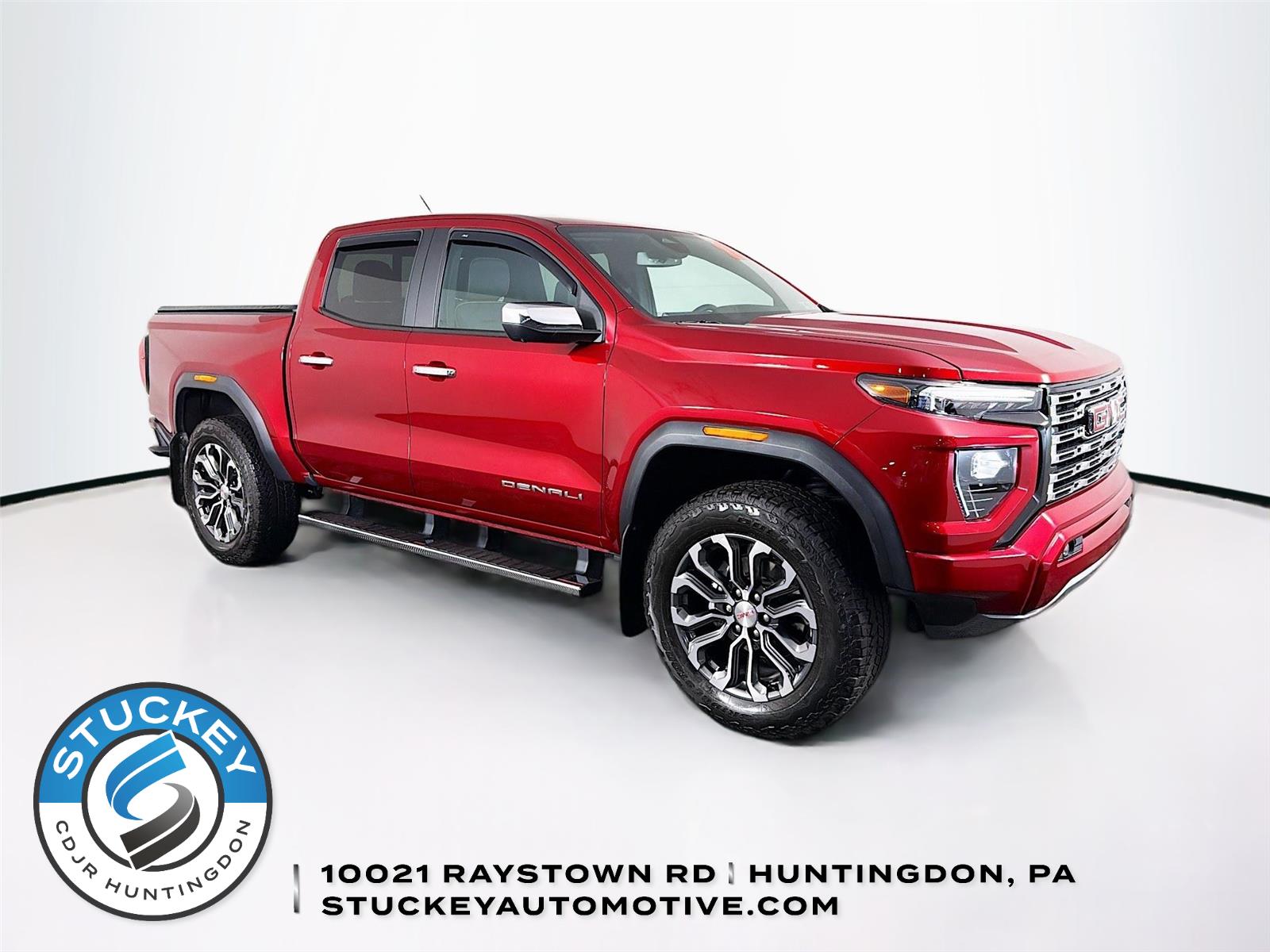 Volcanic Red Tintcoat 2023 GMC Canyon Denali Crew Cab 4WD Pickup Truck Four-Wheel Drive 8-Speed Automatic