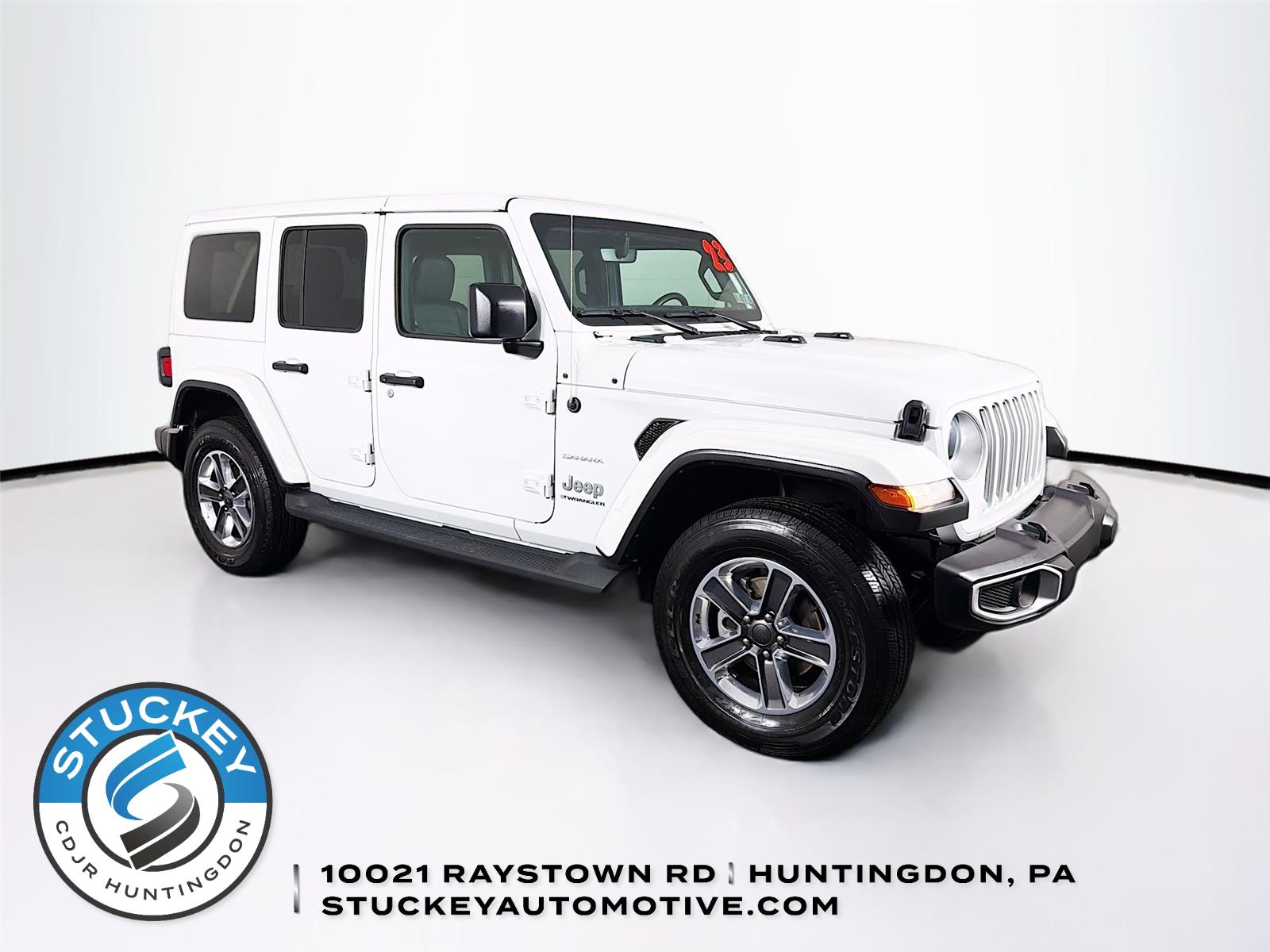 Bright White Clearcoat 2023 Jeep Wrangler SUV / Crossover Four-Wheel Drive 8-Speed Automatic