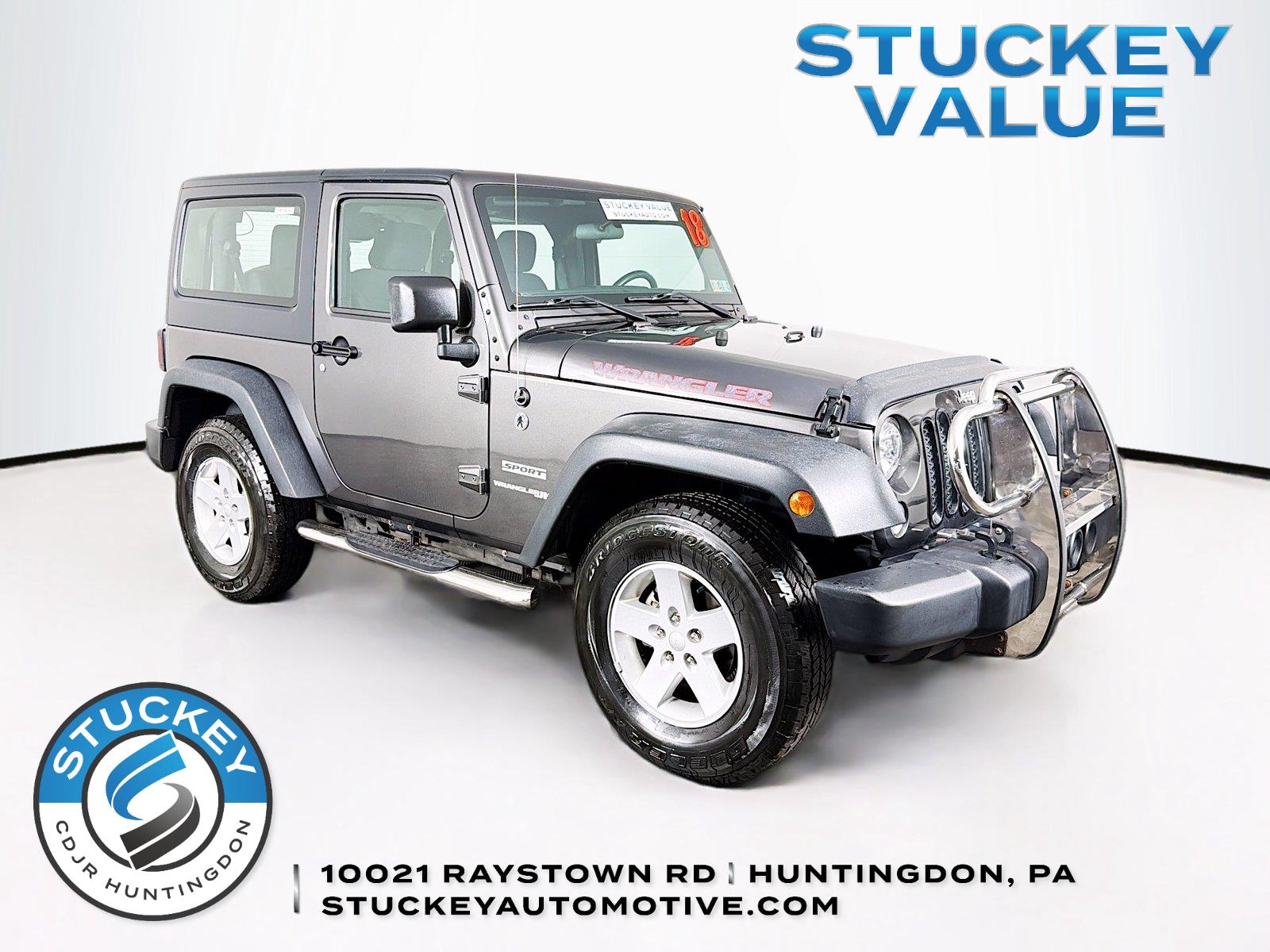Gray (Granite Crystal Metallic Clearcoat) 2018 Jeep Wrangler SUV / Crossover Four-Wheel Drive 5-Speed Automatic
