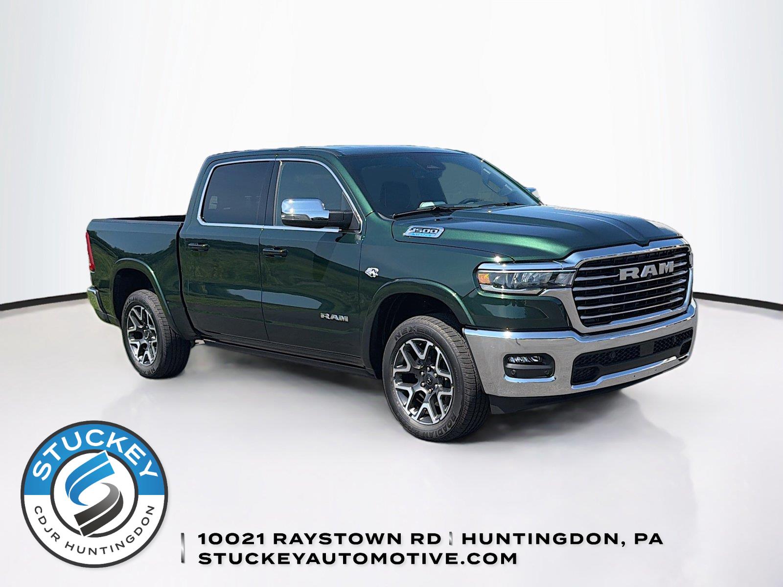 Serrano Green Metallic 2026 RAM 1500 Pickup Truck Four-Wheel Drive 8-Speed Automatic