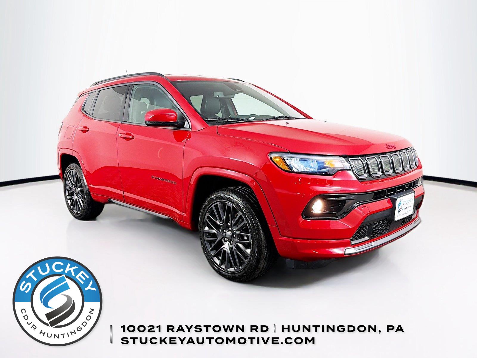 Redline Pearlcoat 2022 Jeep Compass SUV / Crossover Four-Wheel Drive 9-Speed Automatic