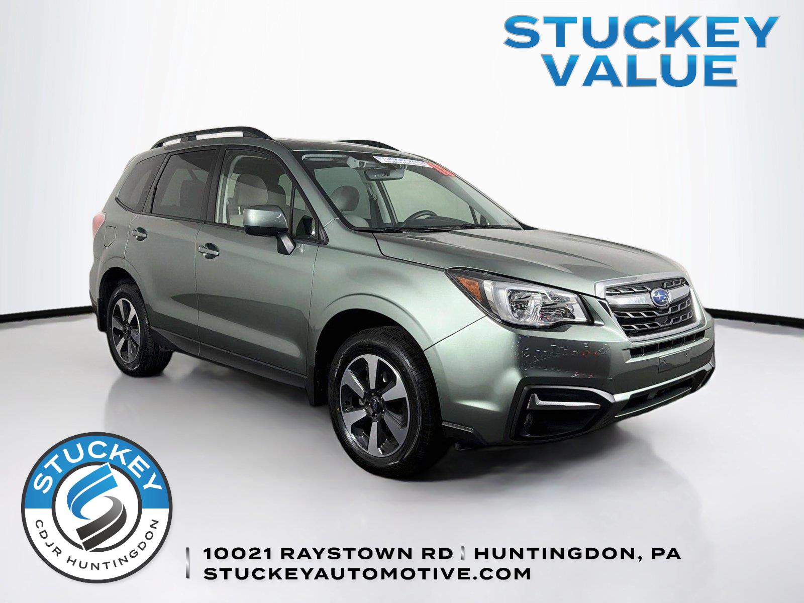 Jasmine Green Metallic 2018 Subaru Forester SUV / Crossover All-Wheel Drive Continuously Variable Transmission