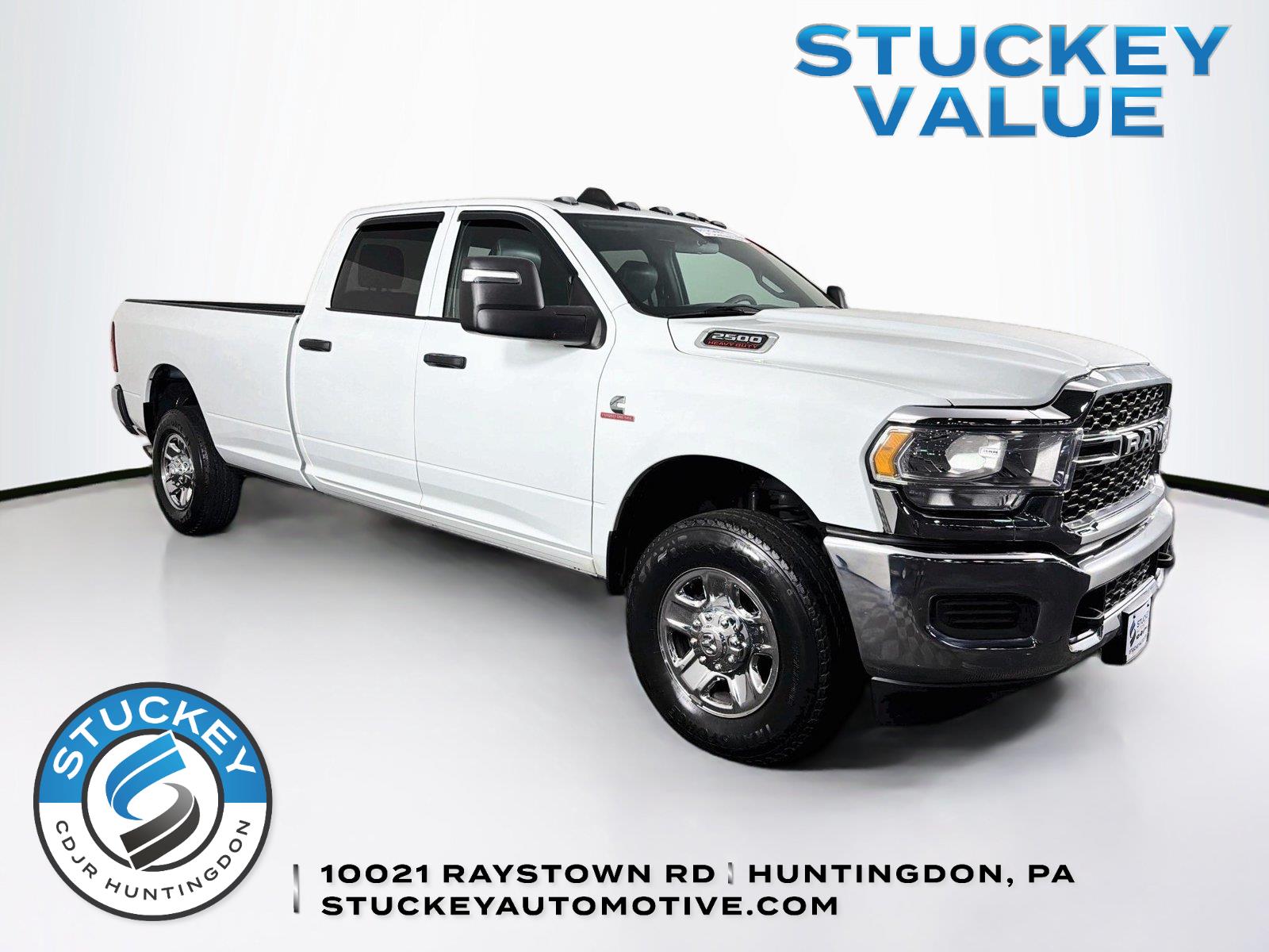 Bright White Clearcoat 2024 RAM 2500 Pickup Truck Four-Wheel Drive 6-Speed Automatic