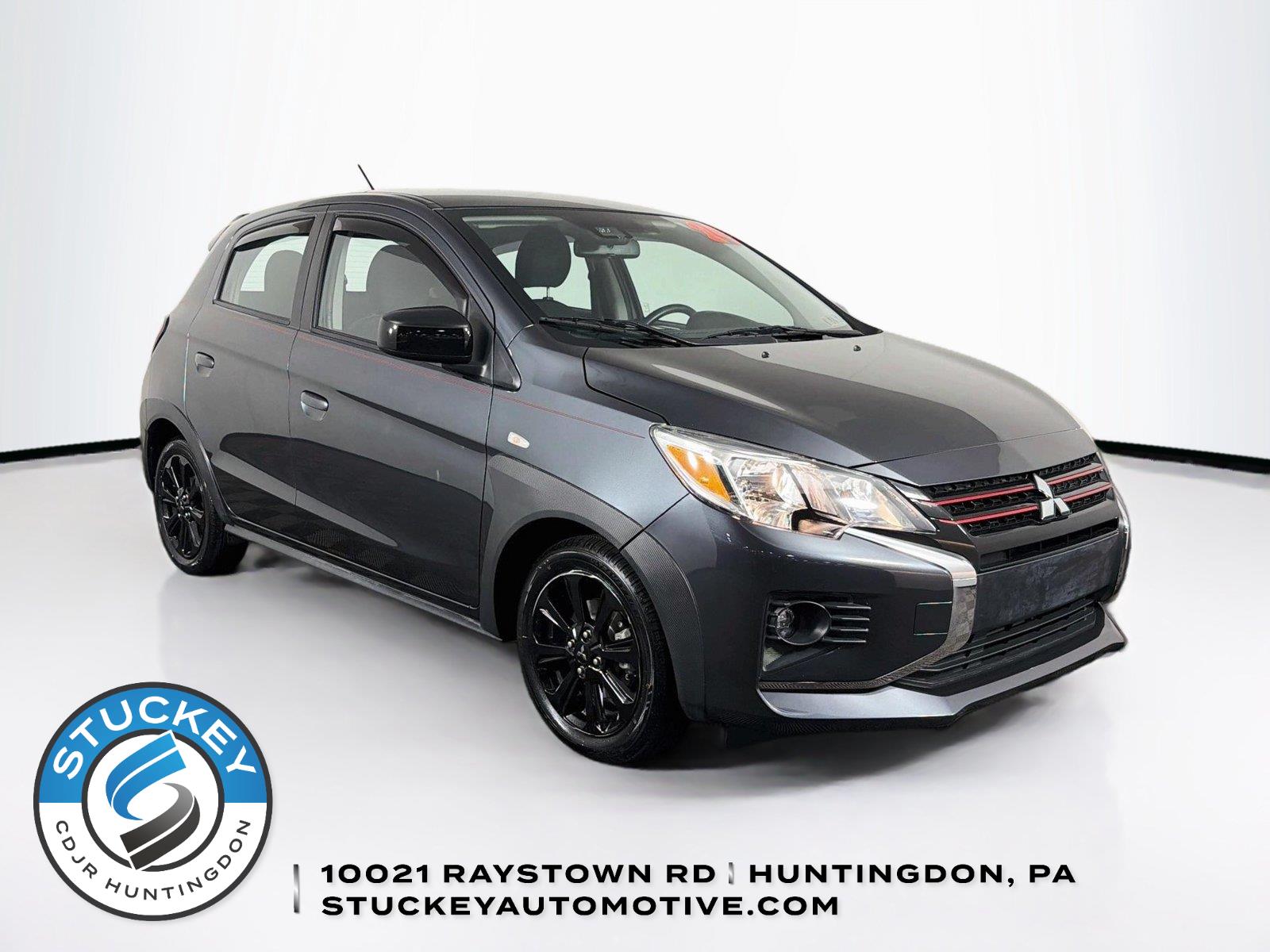 Graphite Gray Metallic w/Black Roof 2024 Mitsubishi Mirage Hatchback Front-Wheel Drive Continuously Variable Transmission