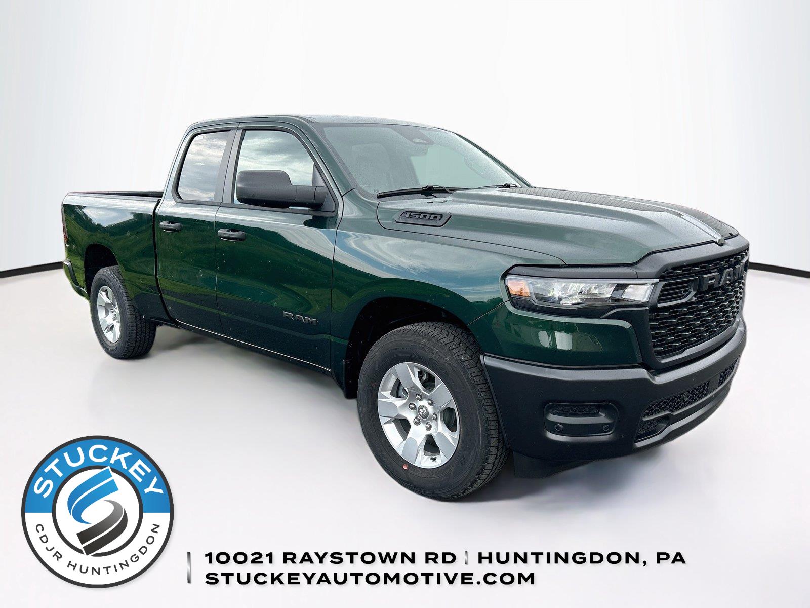 Serrano Green Metallic 2026 RAM 1500 Pickup Truck Four-Wheel Drive 8-Speed Automatic