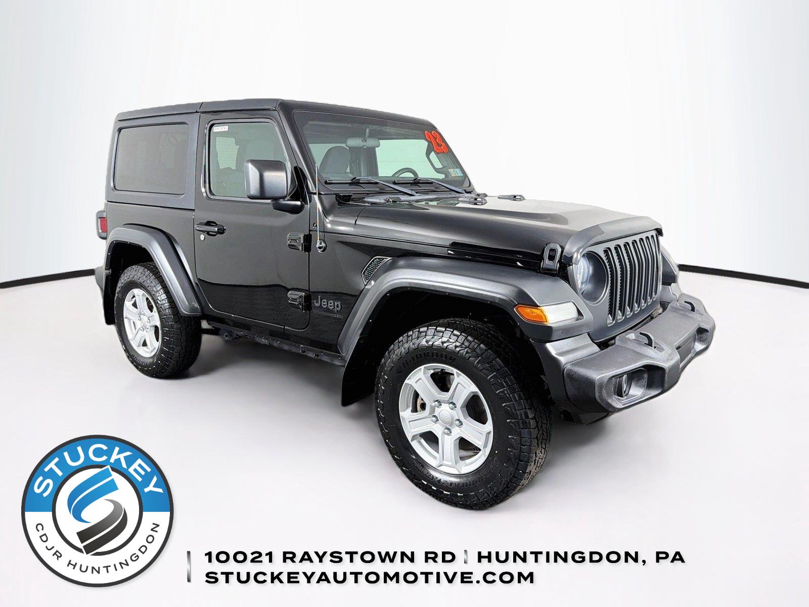 Black Clearcoat 2023 Jeep Wrangler SUV / Crossover Four-Wheel Drive 6-Speed Manual