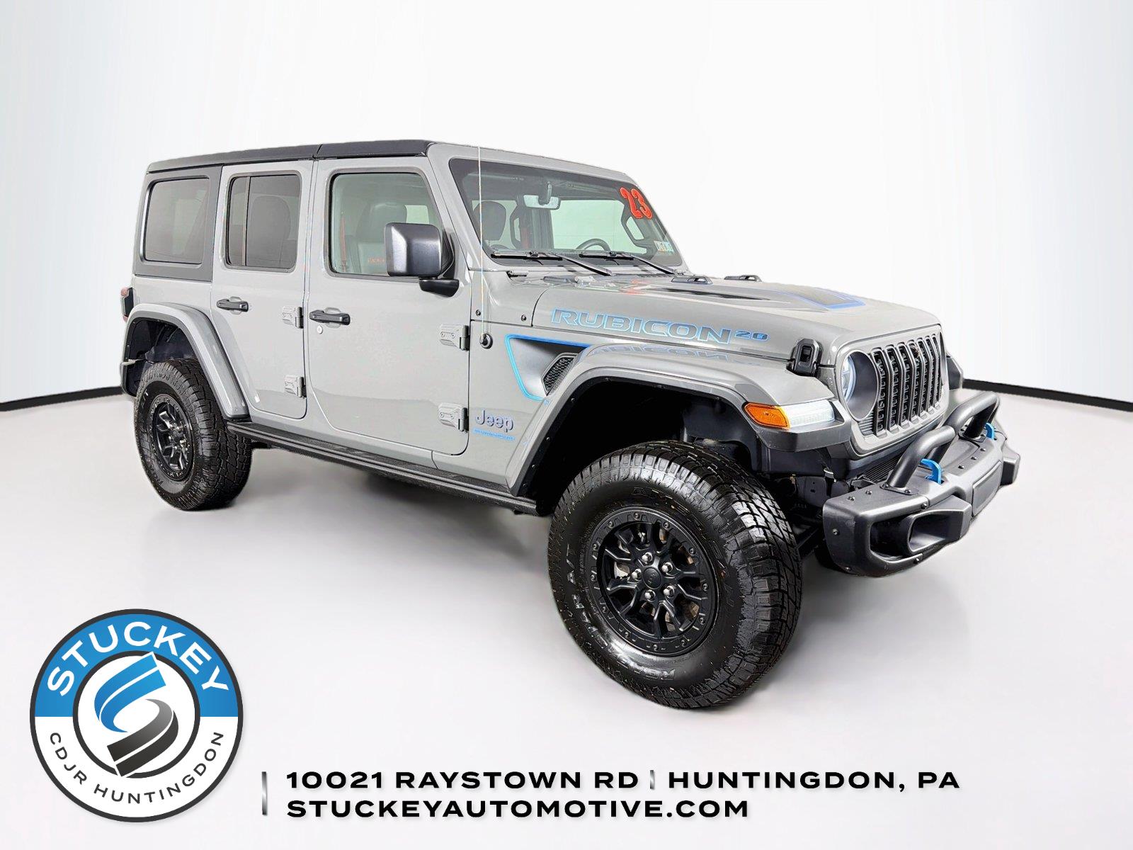 Sting-Gray Clearcoat 2023 Jeep Wrangler 4xe SUV / Crossover Four-Wheel Drive 8-Speed Automatic